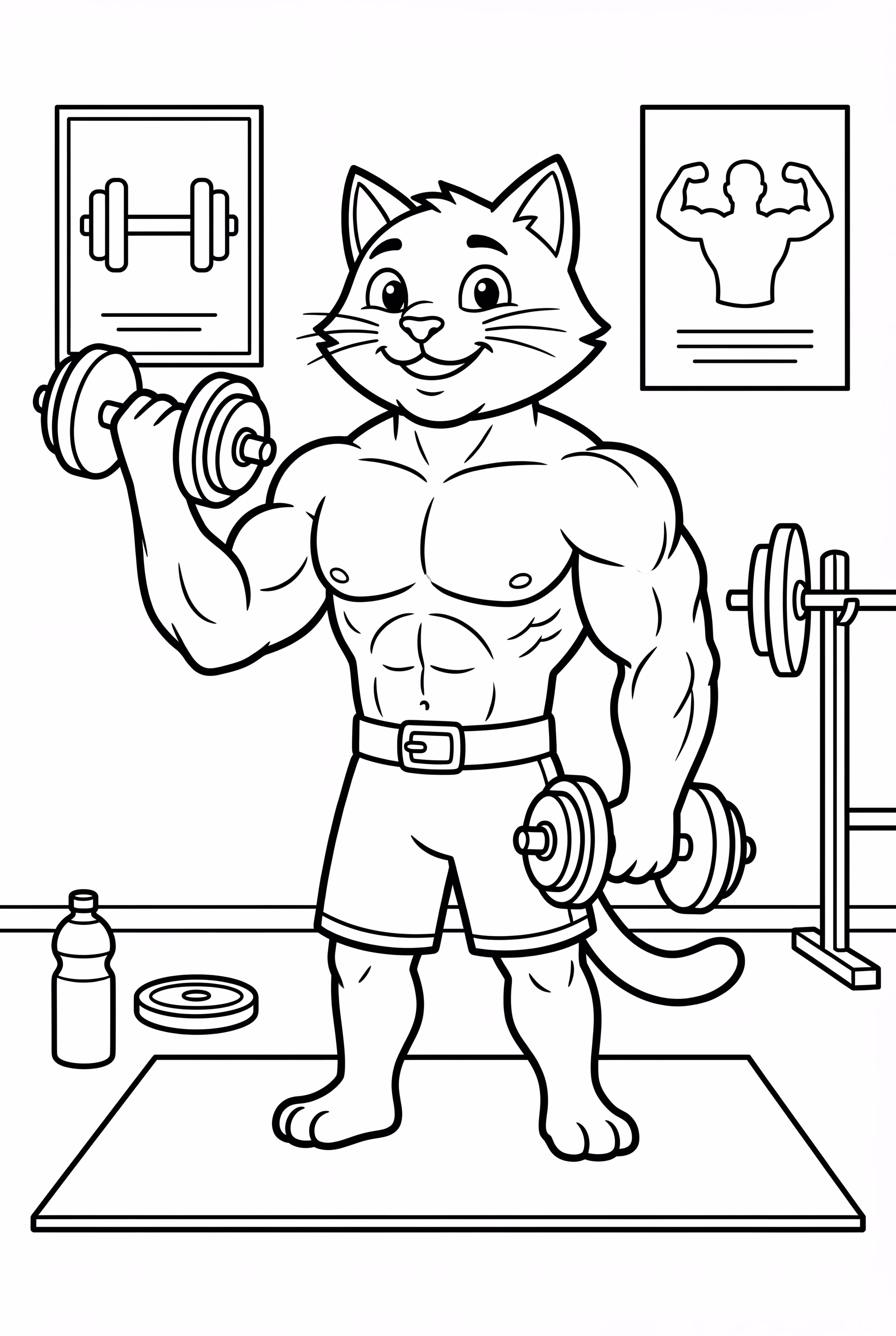 絕地求生 貓咪教練 舉重