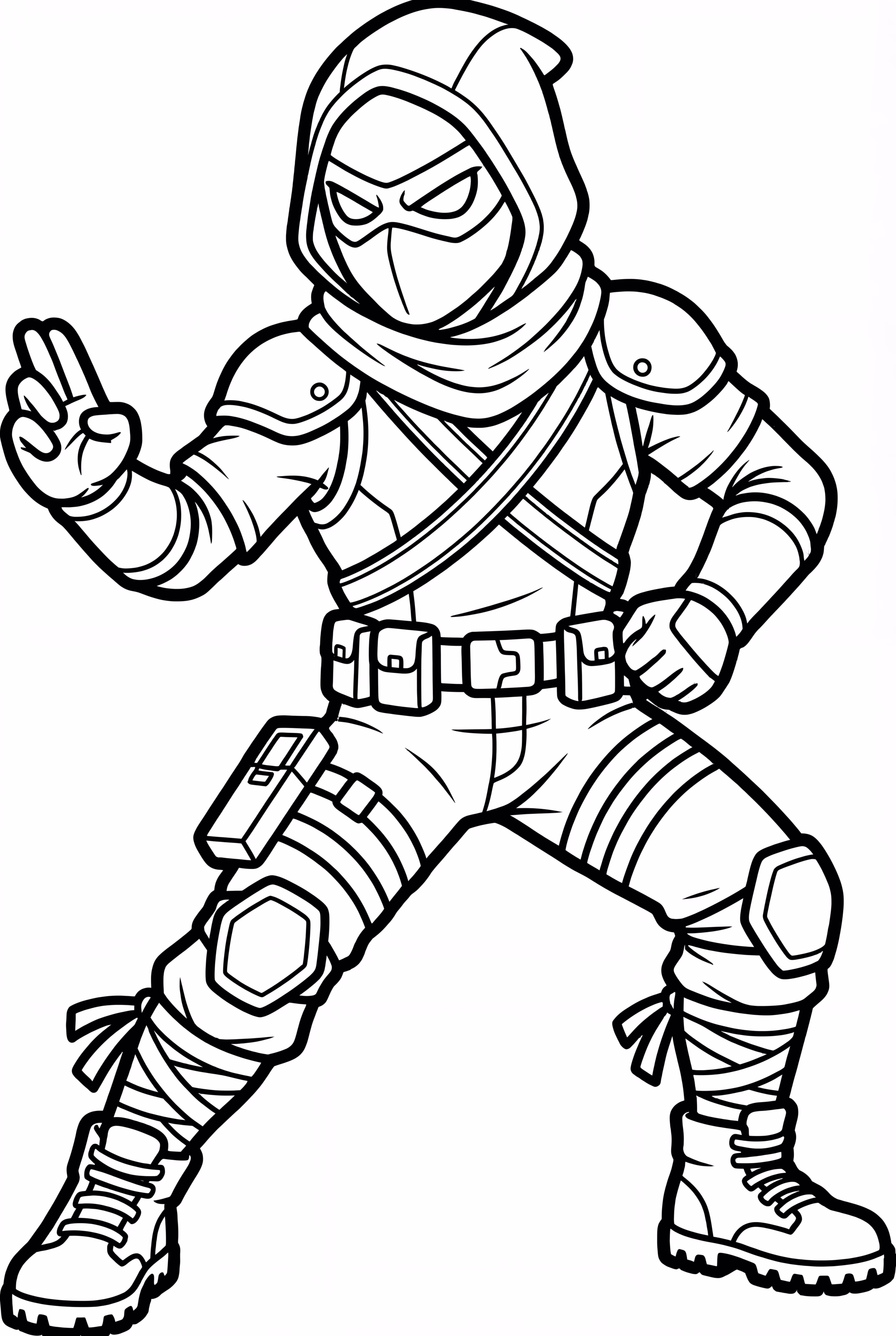 Fortnite Ninja in Battle Pose