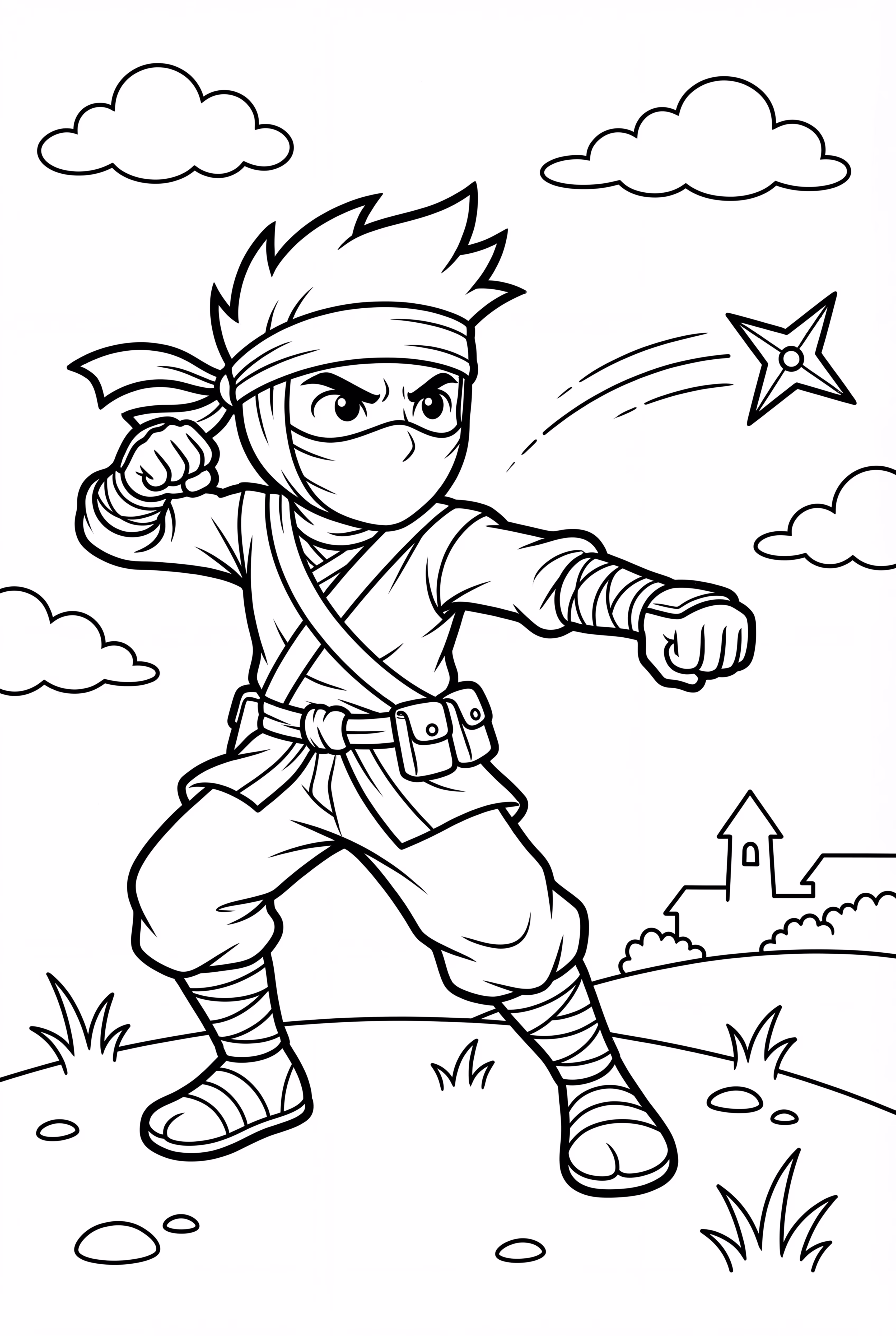 堡壘之夜忍者擲出手裡劍