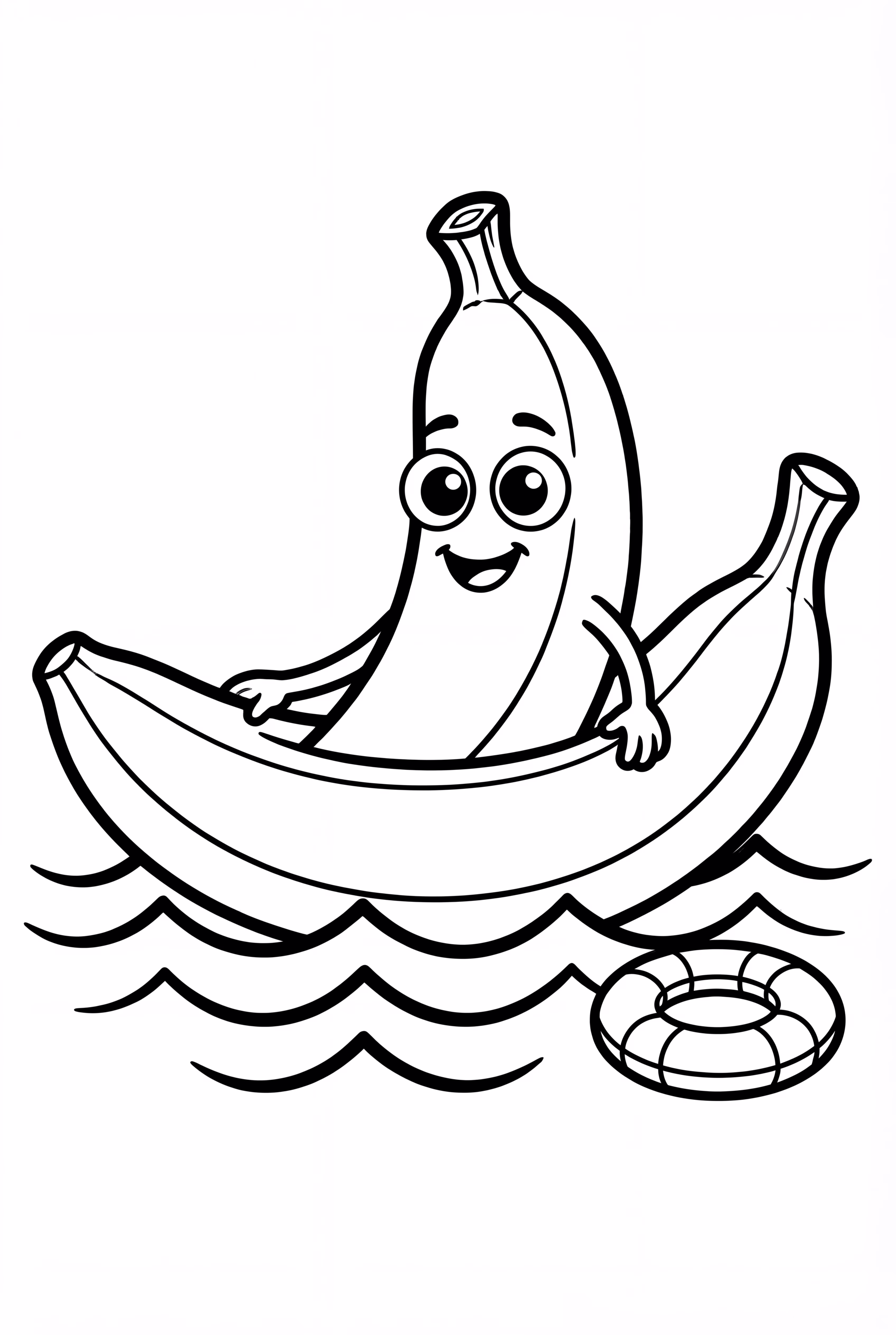 堡垒之夜香蕉角色乘坐香蕉船