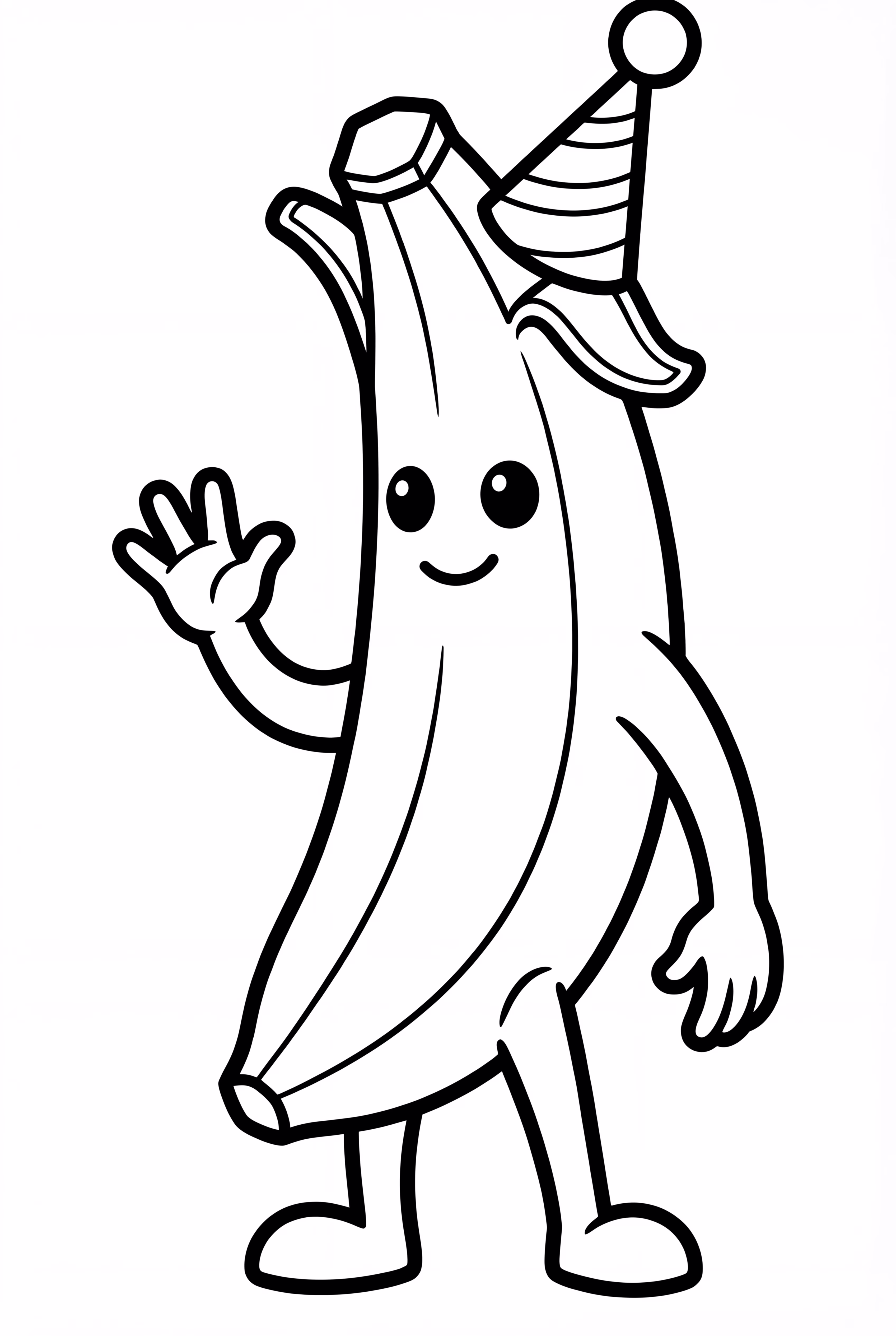 Fortnite Peely Wearing Party Hat