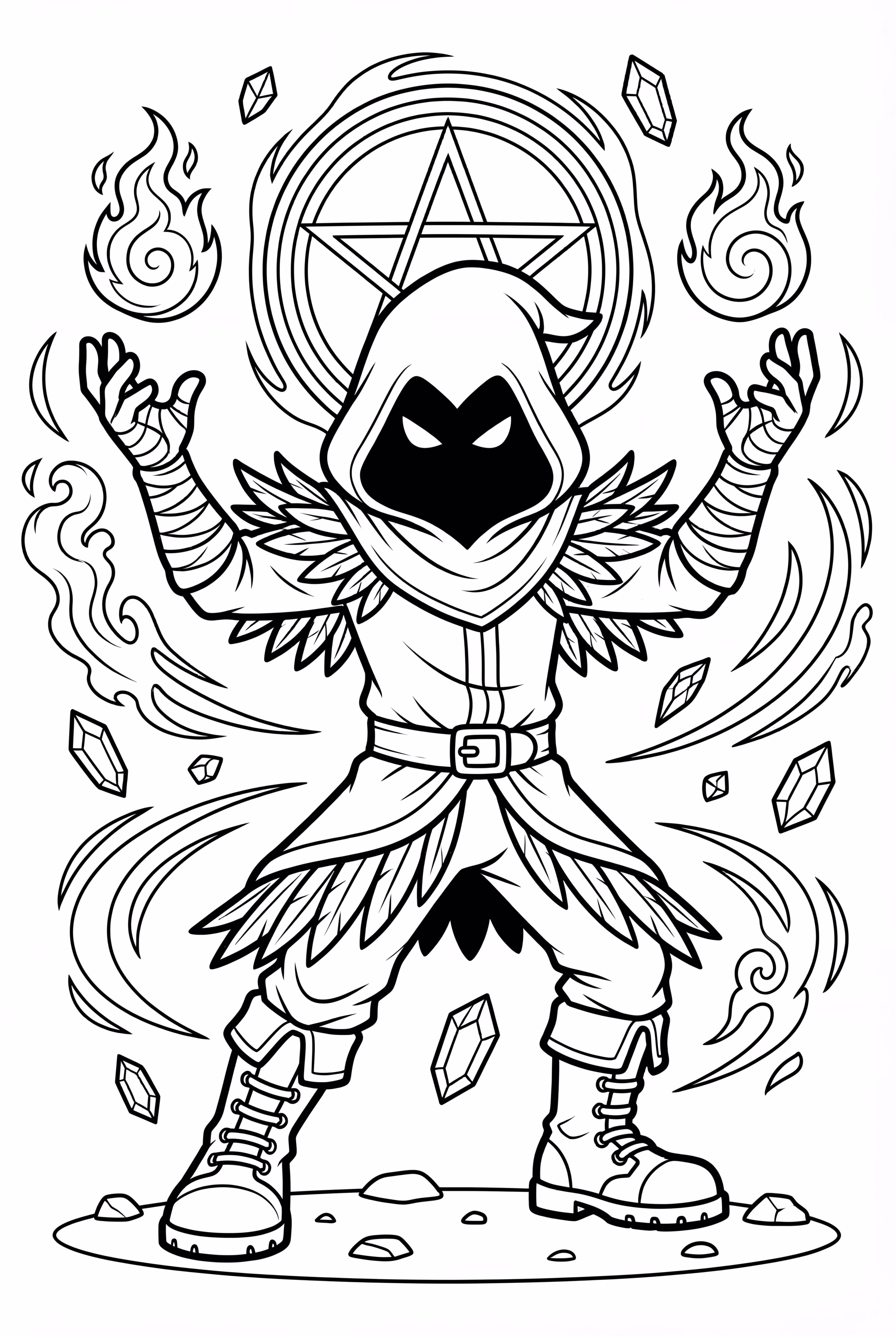 Fortnite Raven Casting A Spell