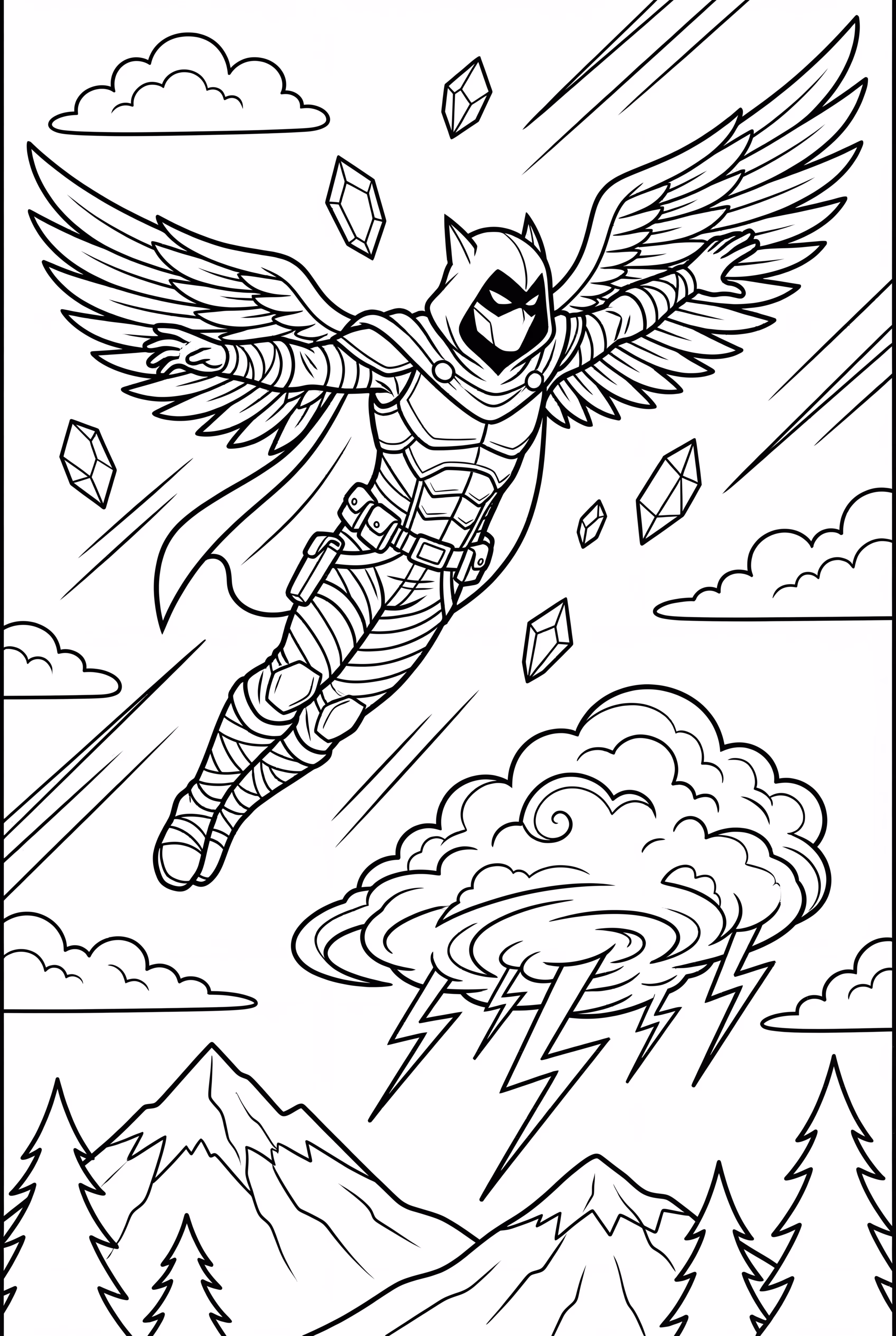 Fortnite Raven Flying Over Storm