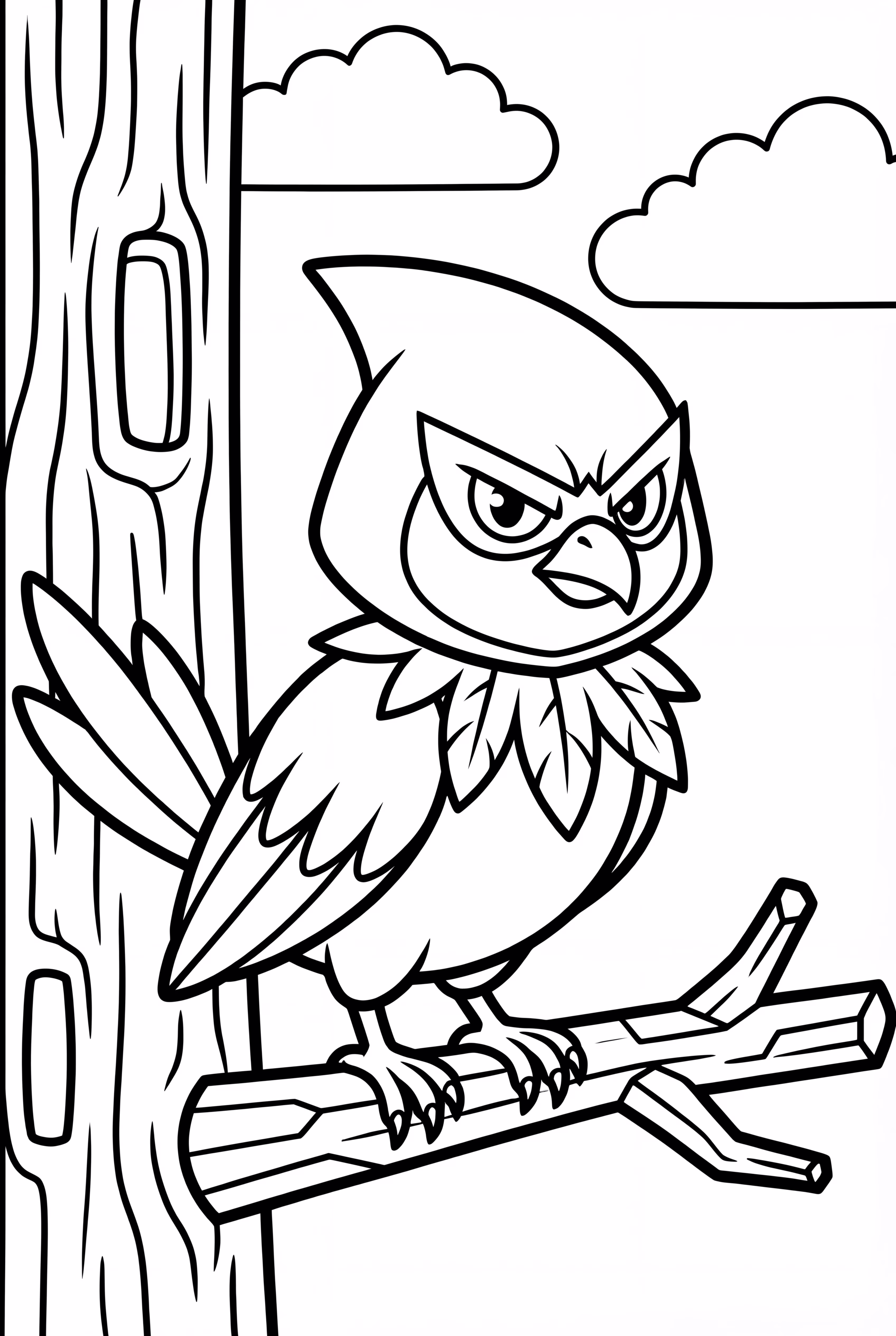 Fortnite 烏鴉駐足樹上