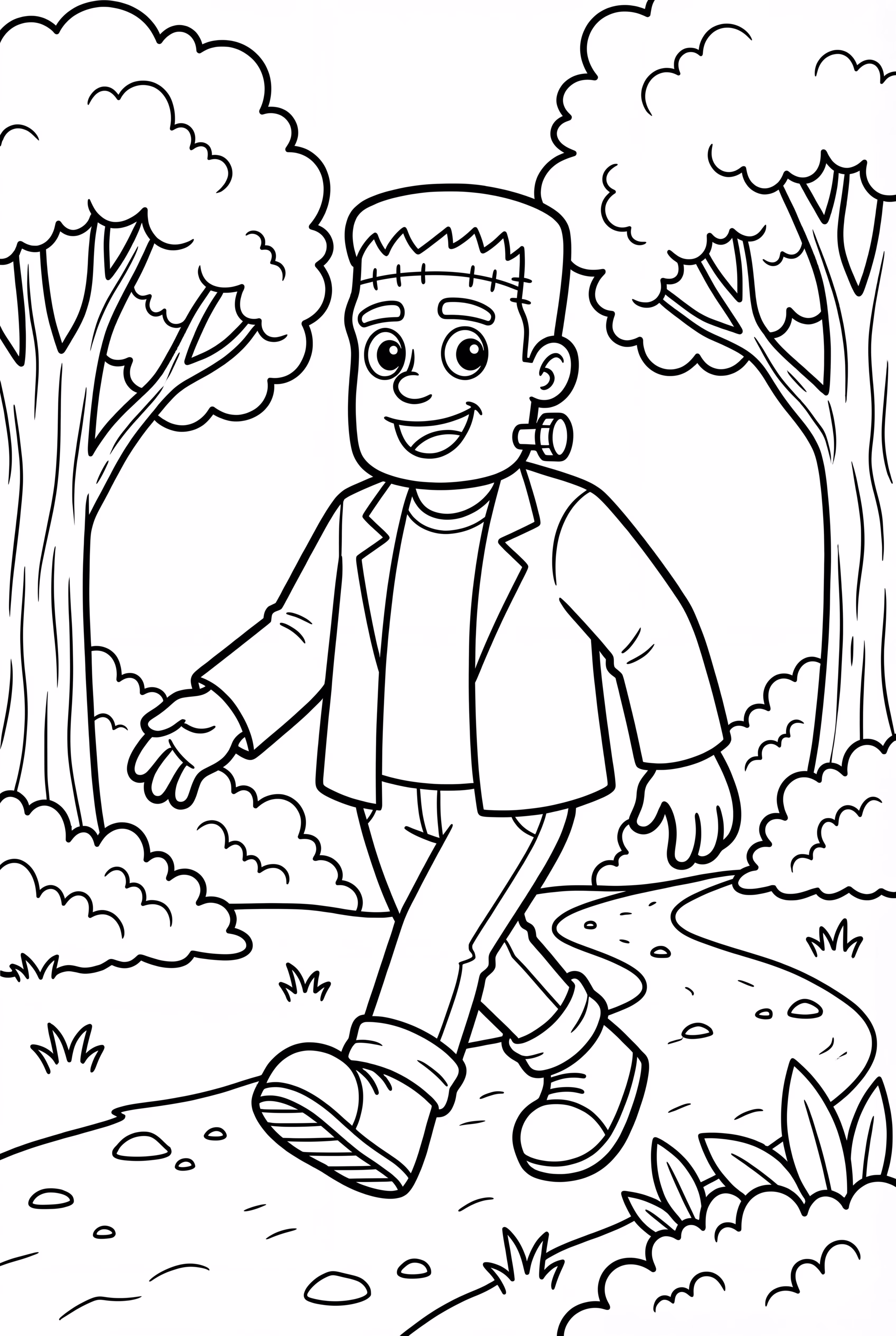 弗兰肯斯坦穿越森林