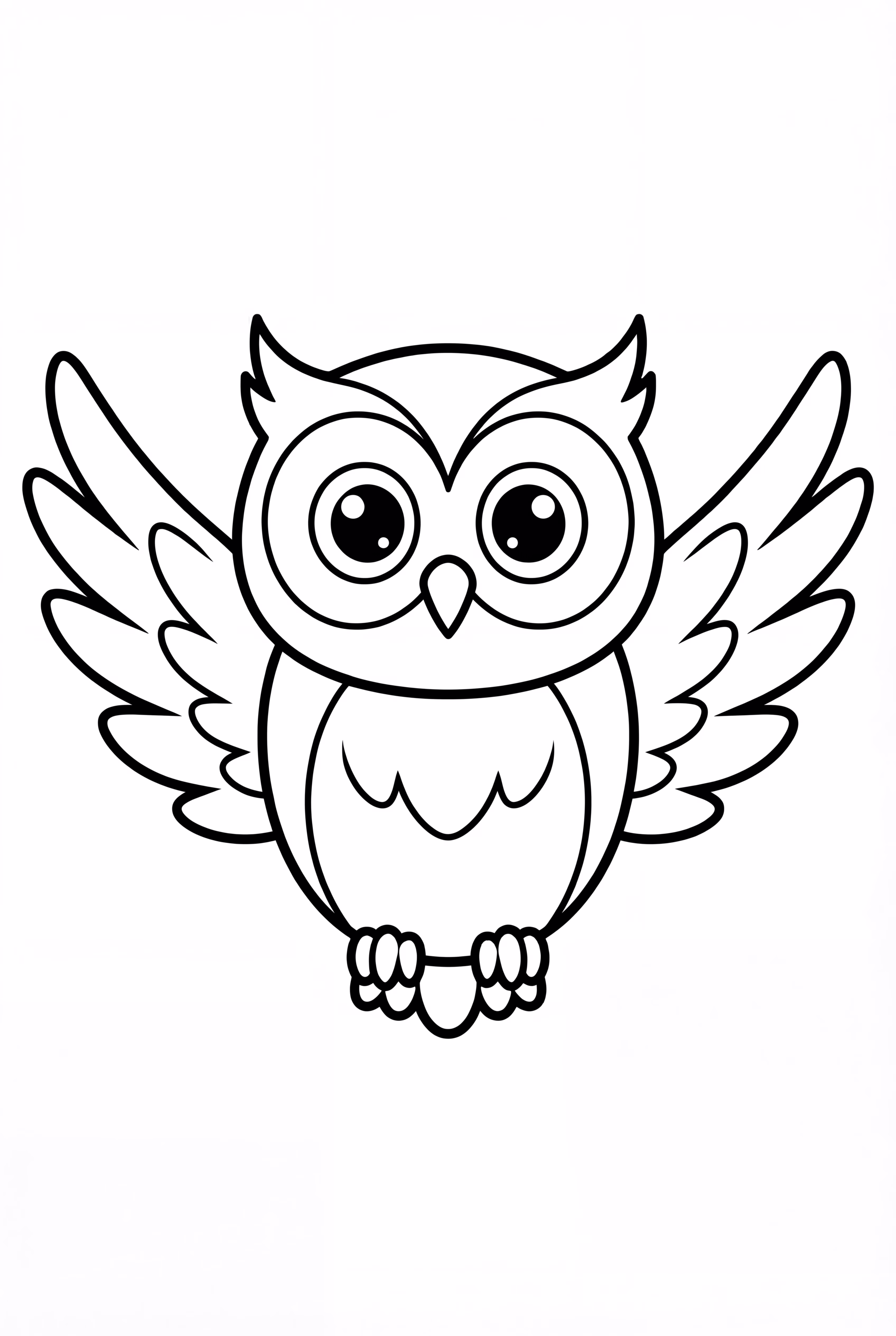 Friendly Autumn Fall Owl