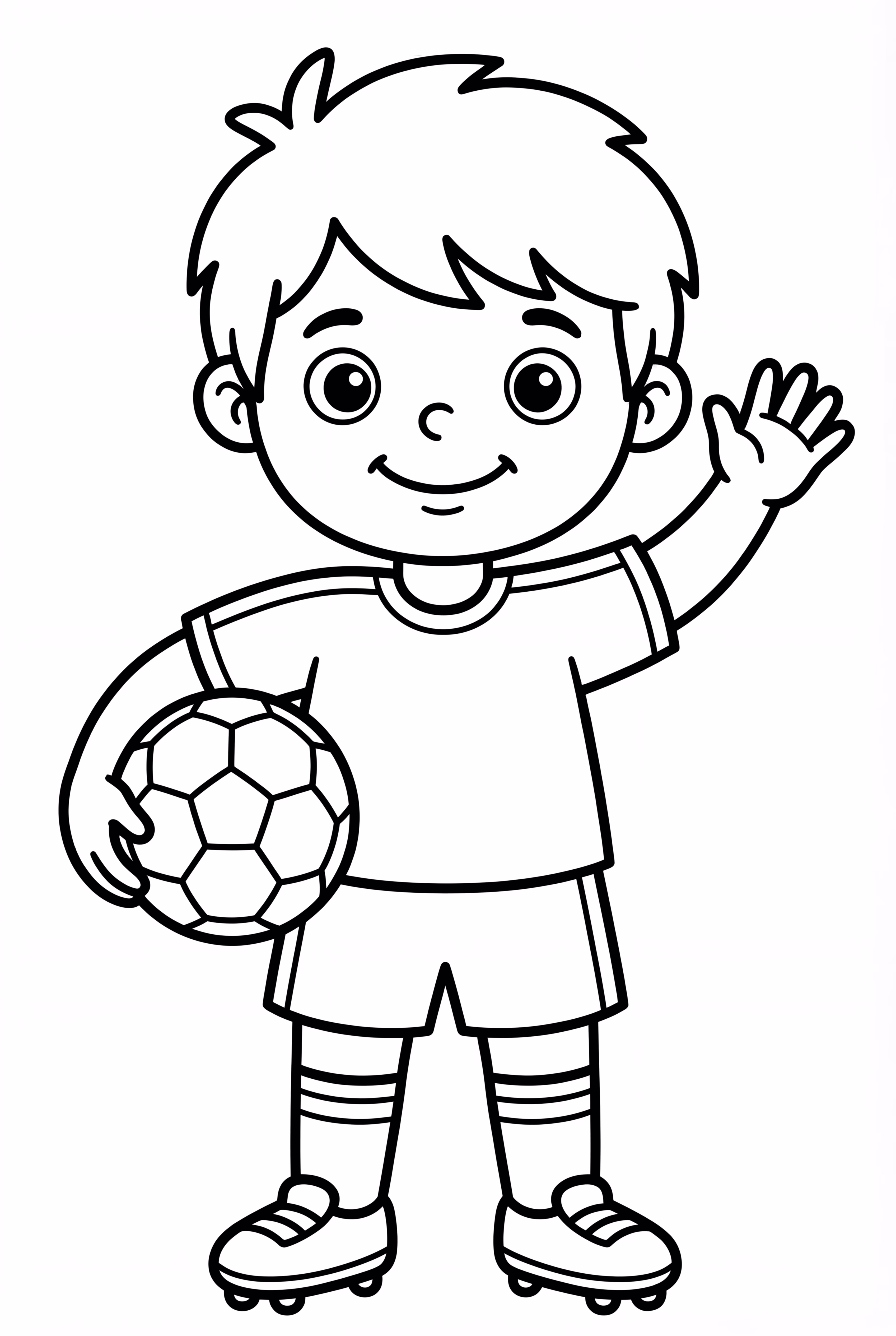 Jogador de Futebol Amigável