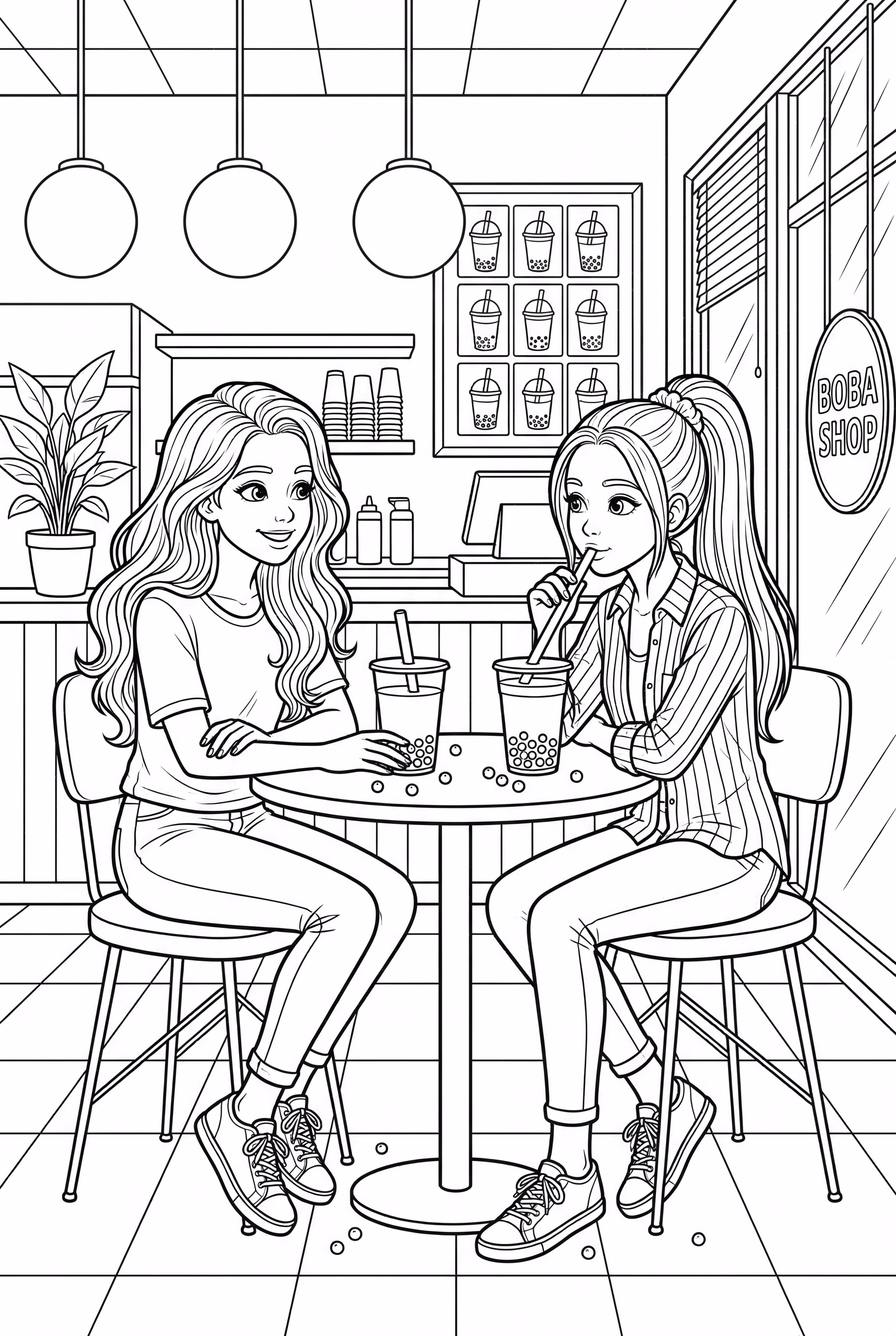 Amigos na Loja de Boba-2