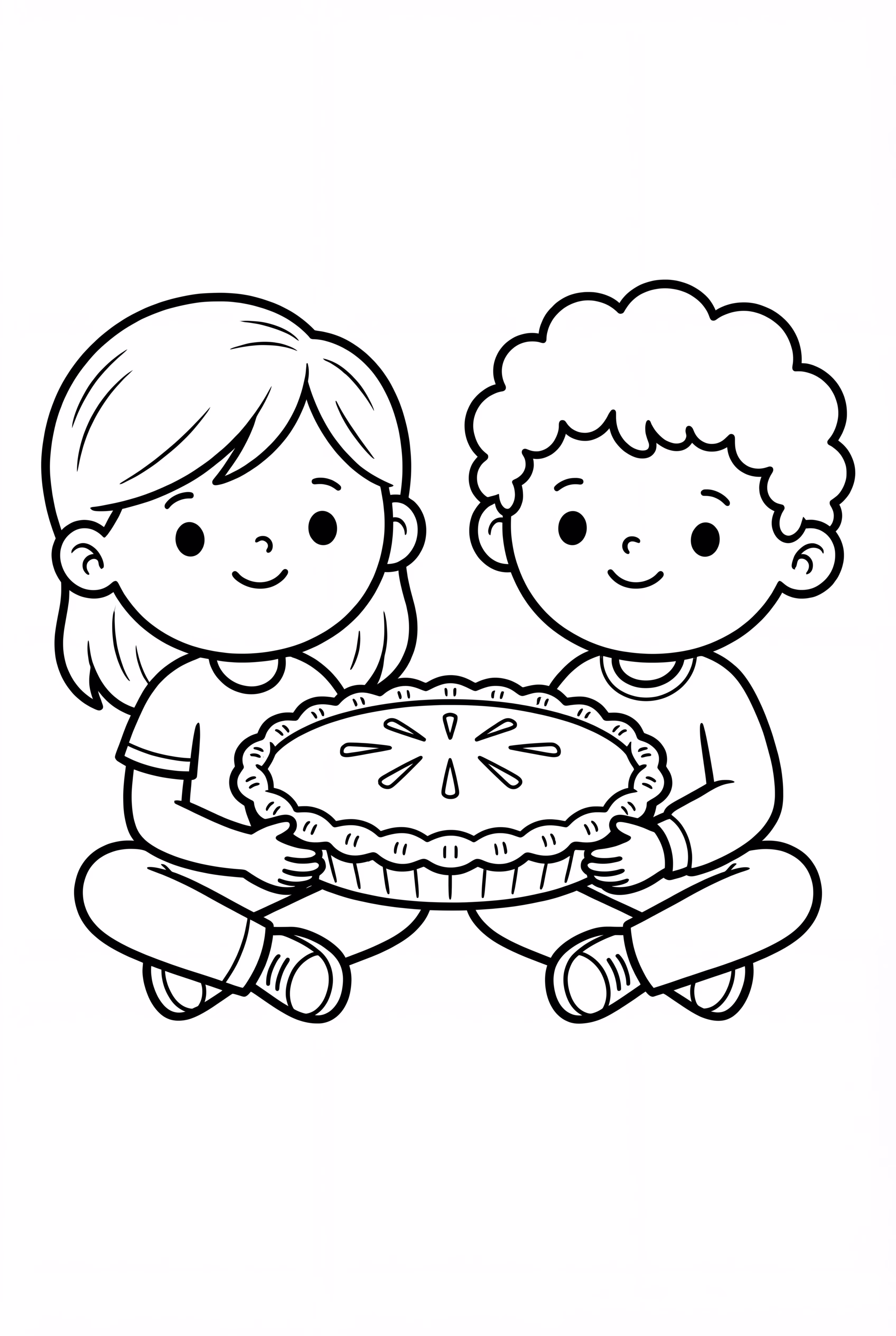 朋友们分享感恩节派