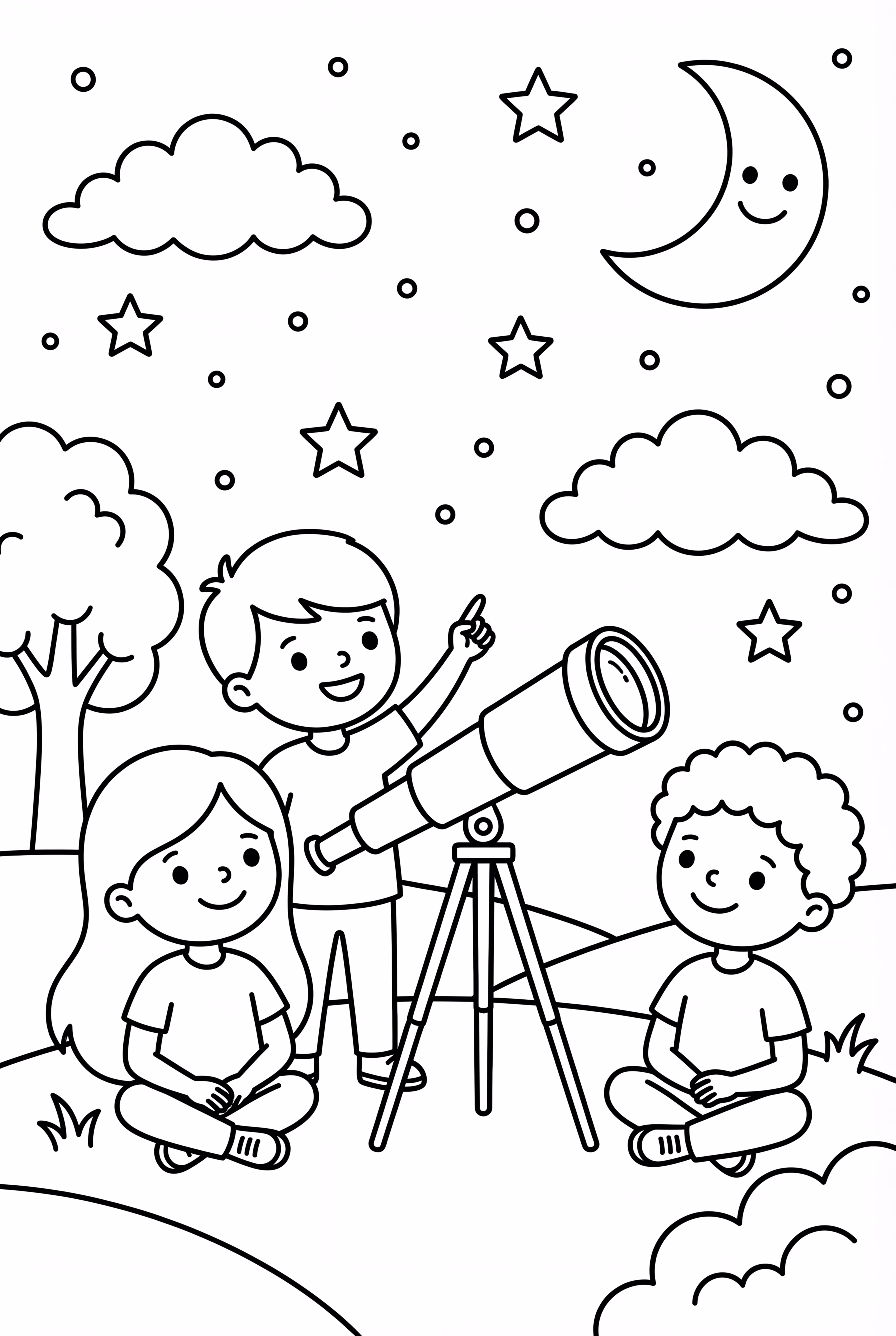 朋友们的望远镜星空观察