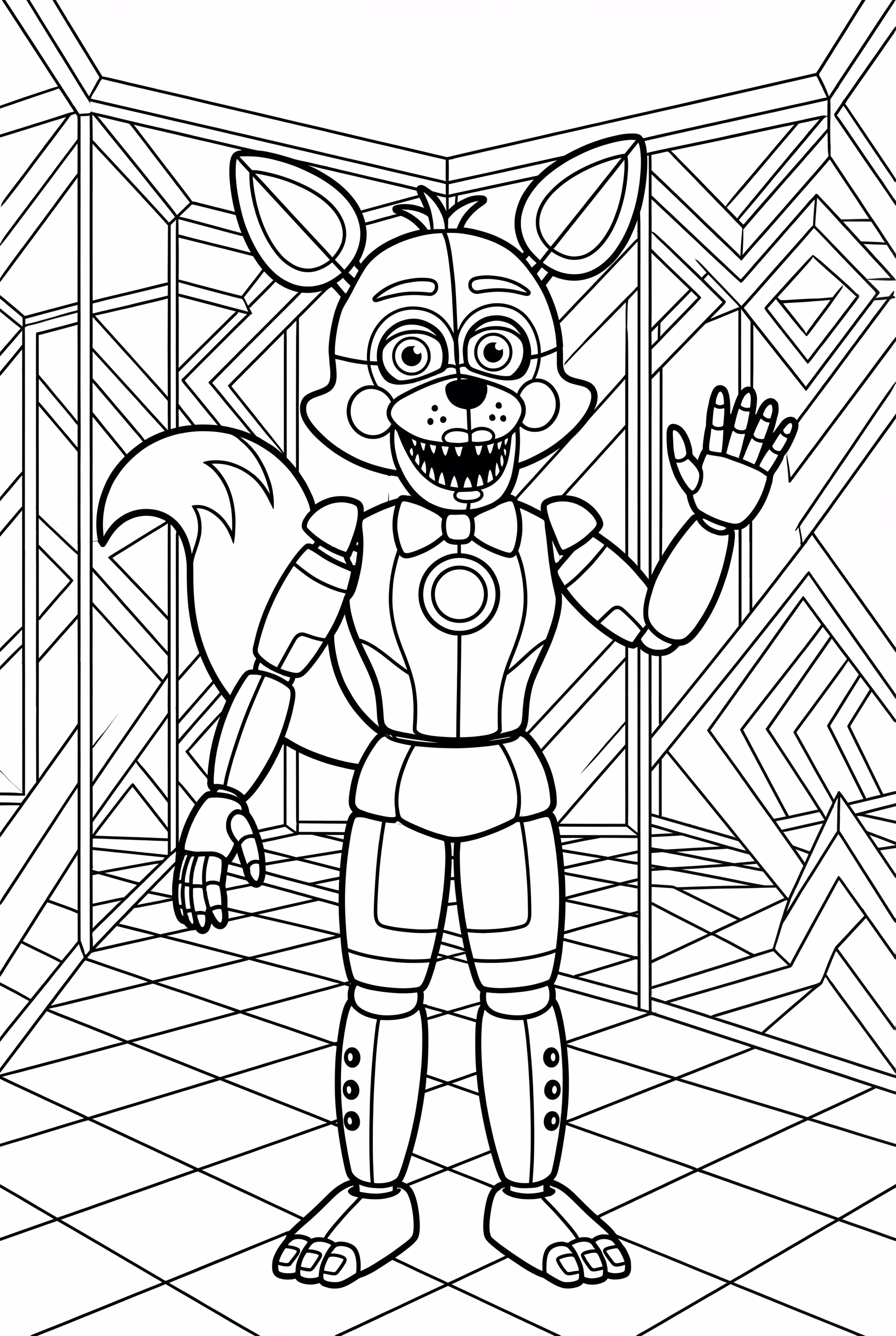 Funtime Foxy no Labirinto de Espelhos