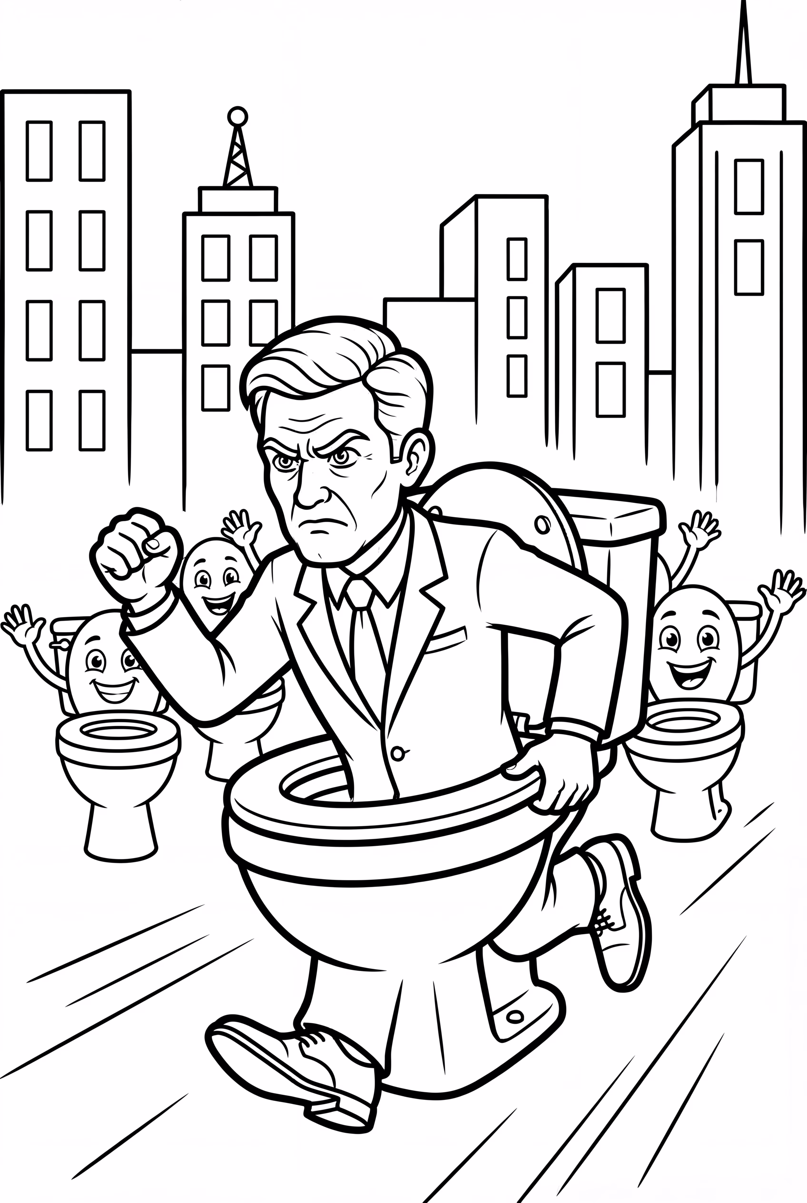 G-Man Skibidi 廁所帶頭攻擊