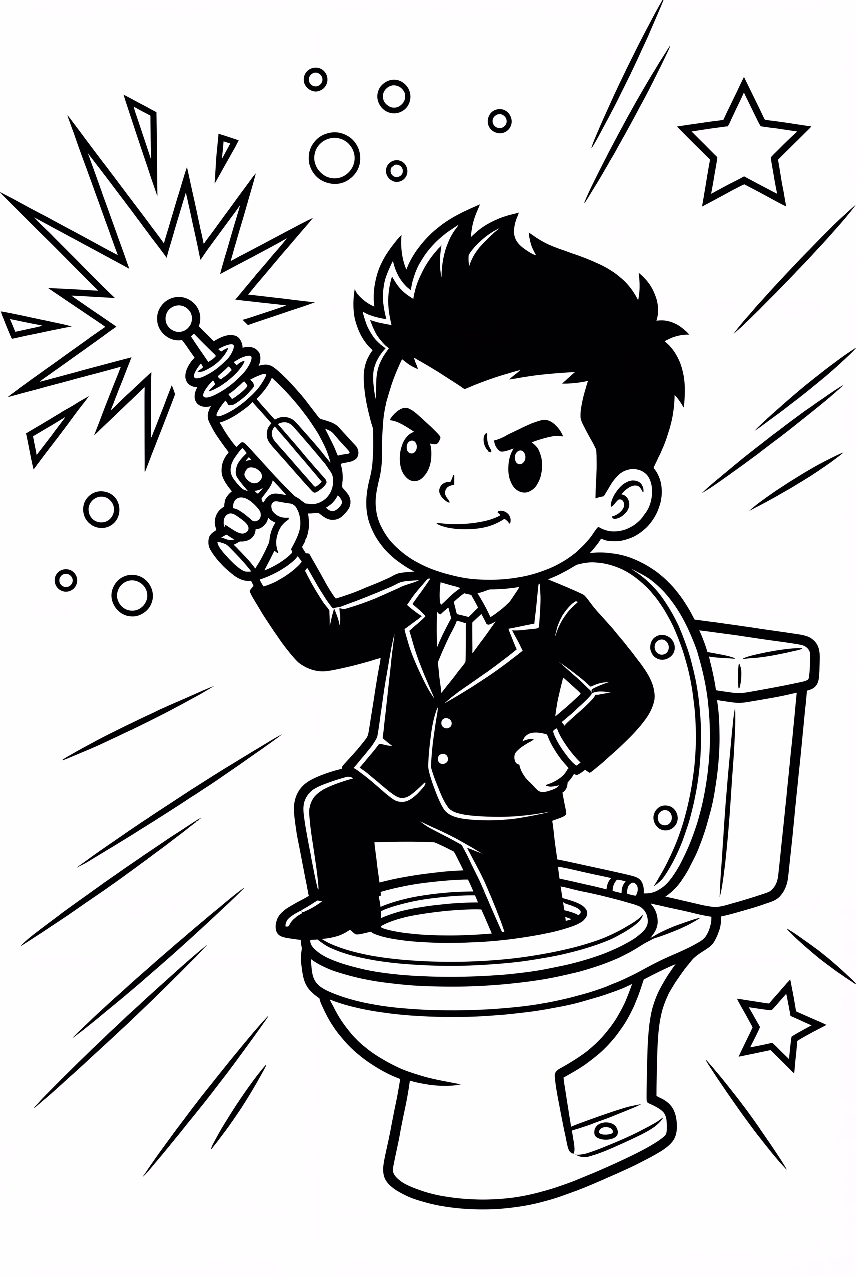 G-Man Skibidi Toilet Avec Lasers