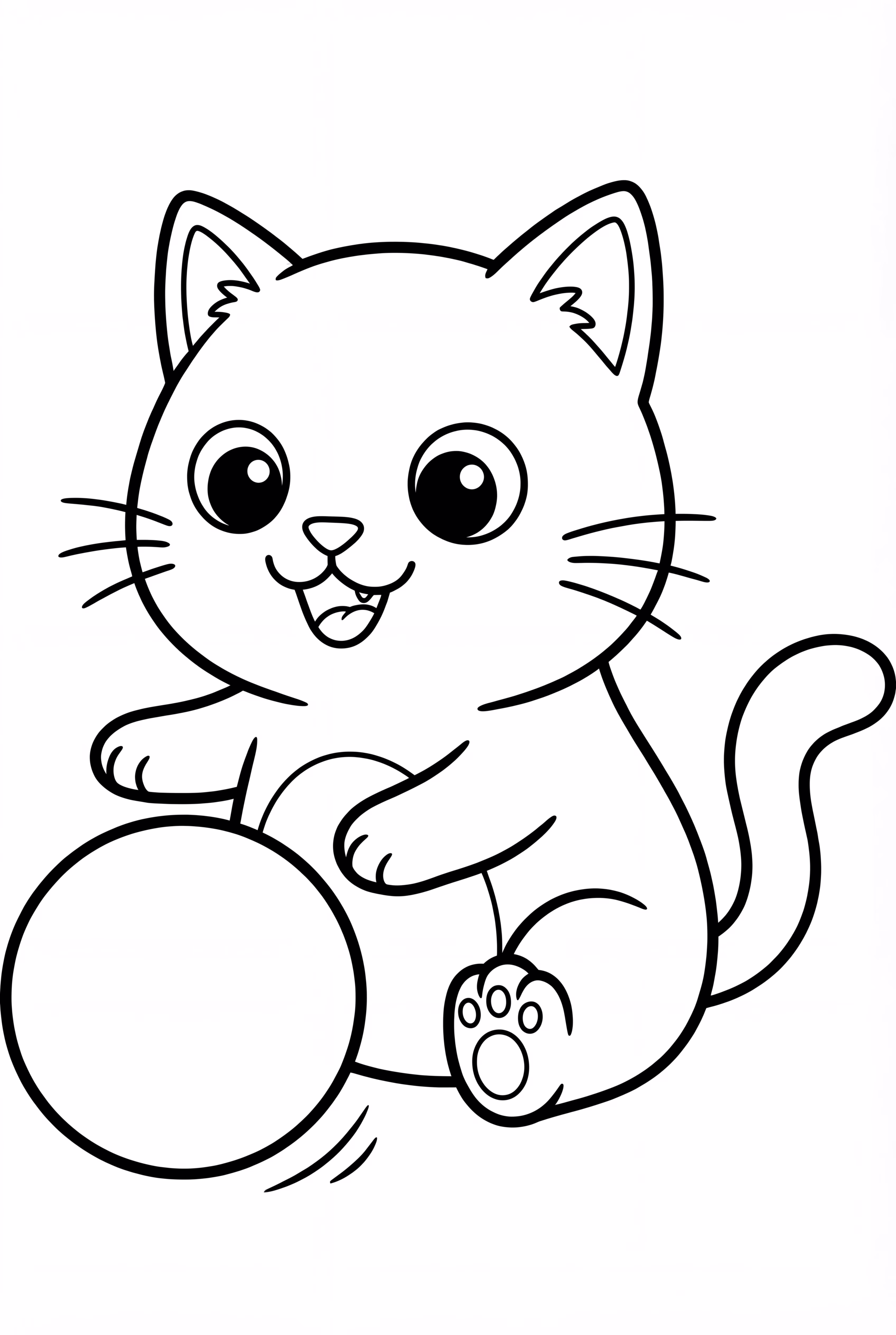 Gabby, la gatita y una pelota rebotadora