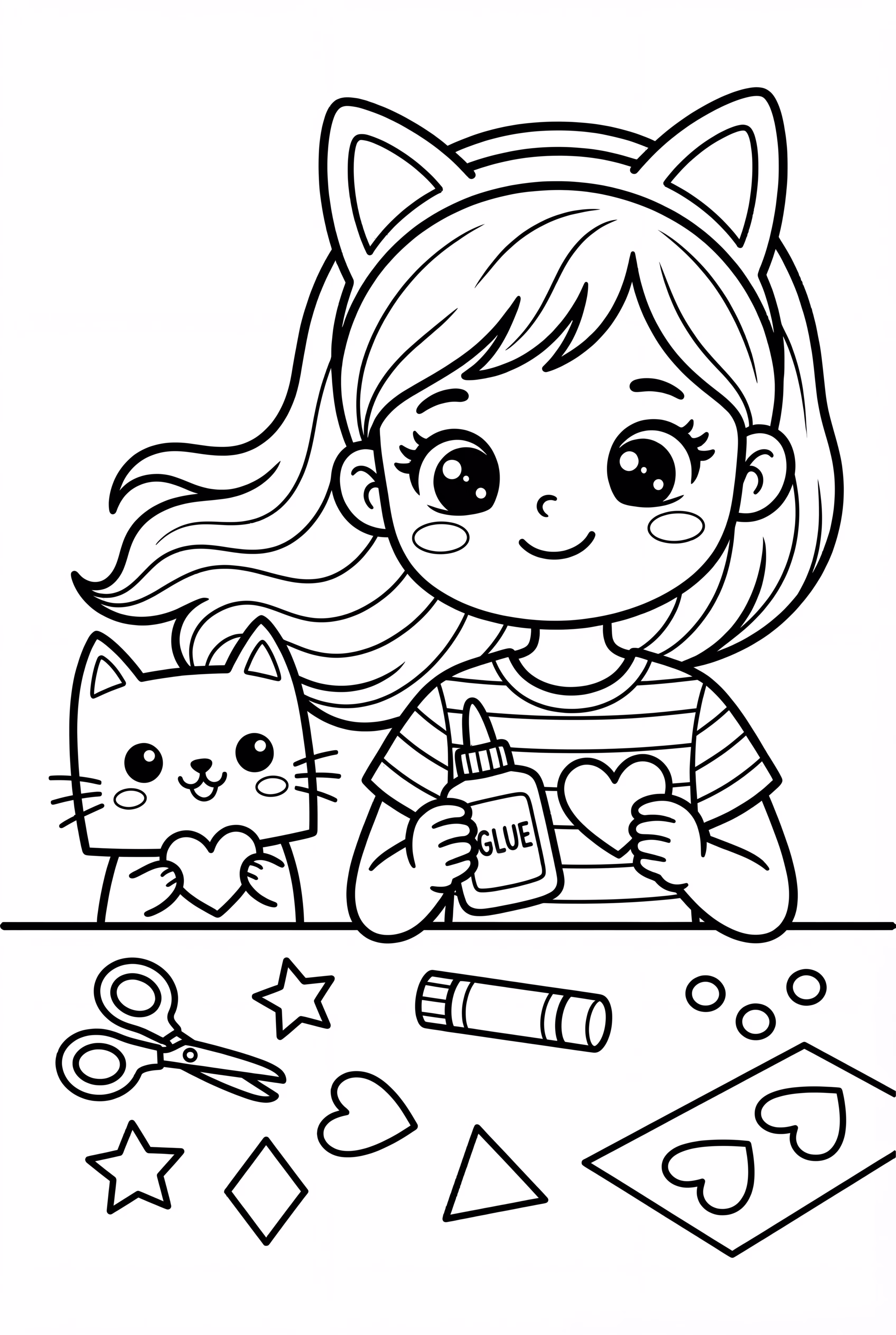 Gabby Cat And Baby Box Cat Crafting