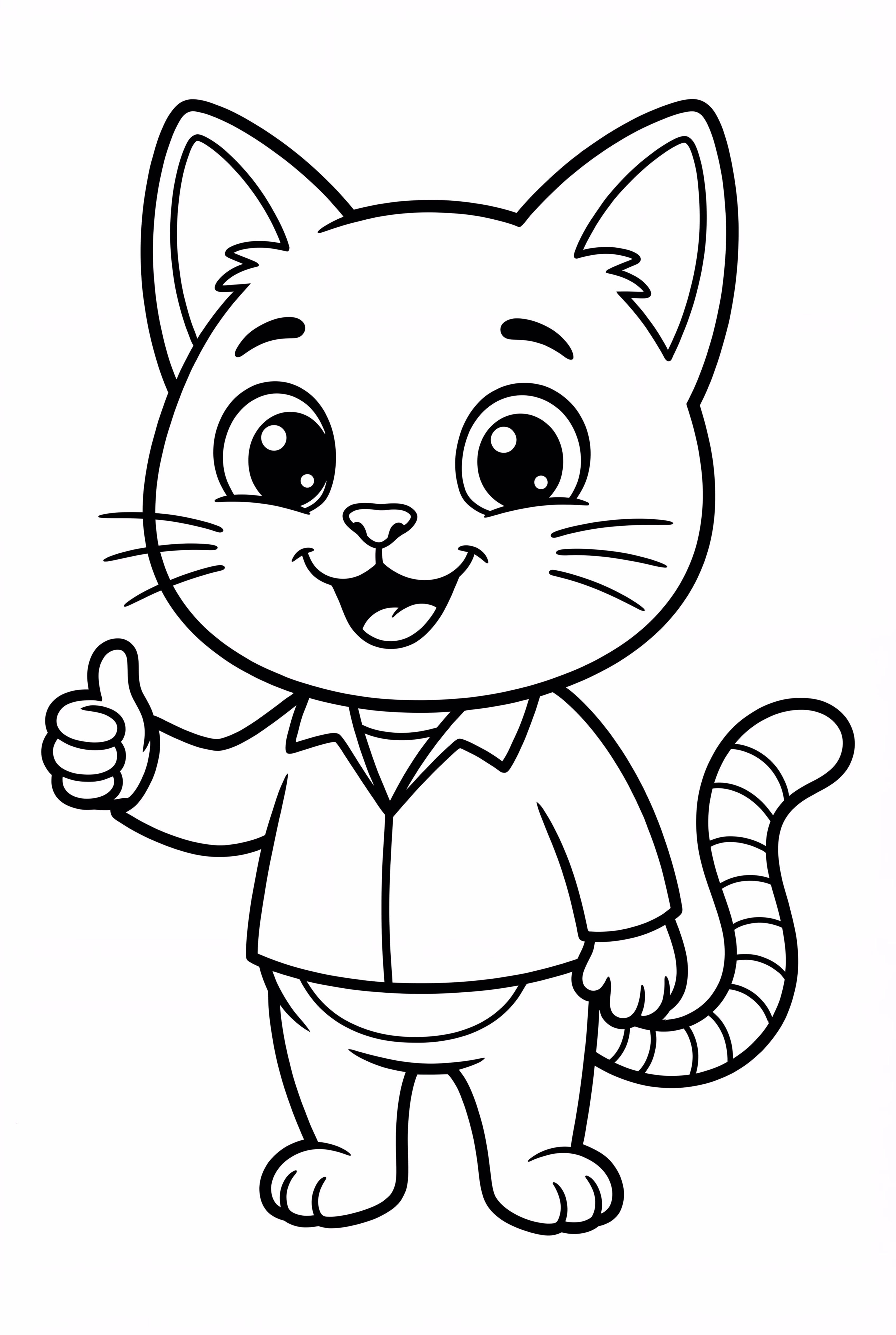 Gabby Cat Giving A Thumbs Up