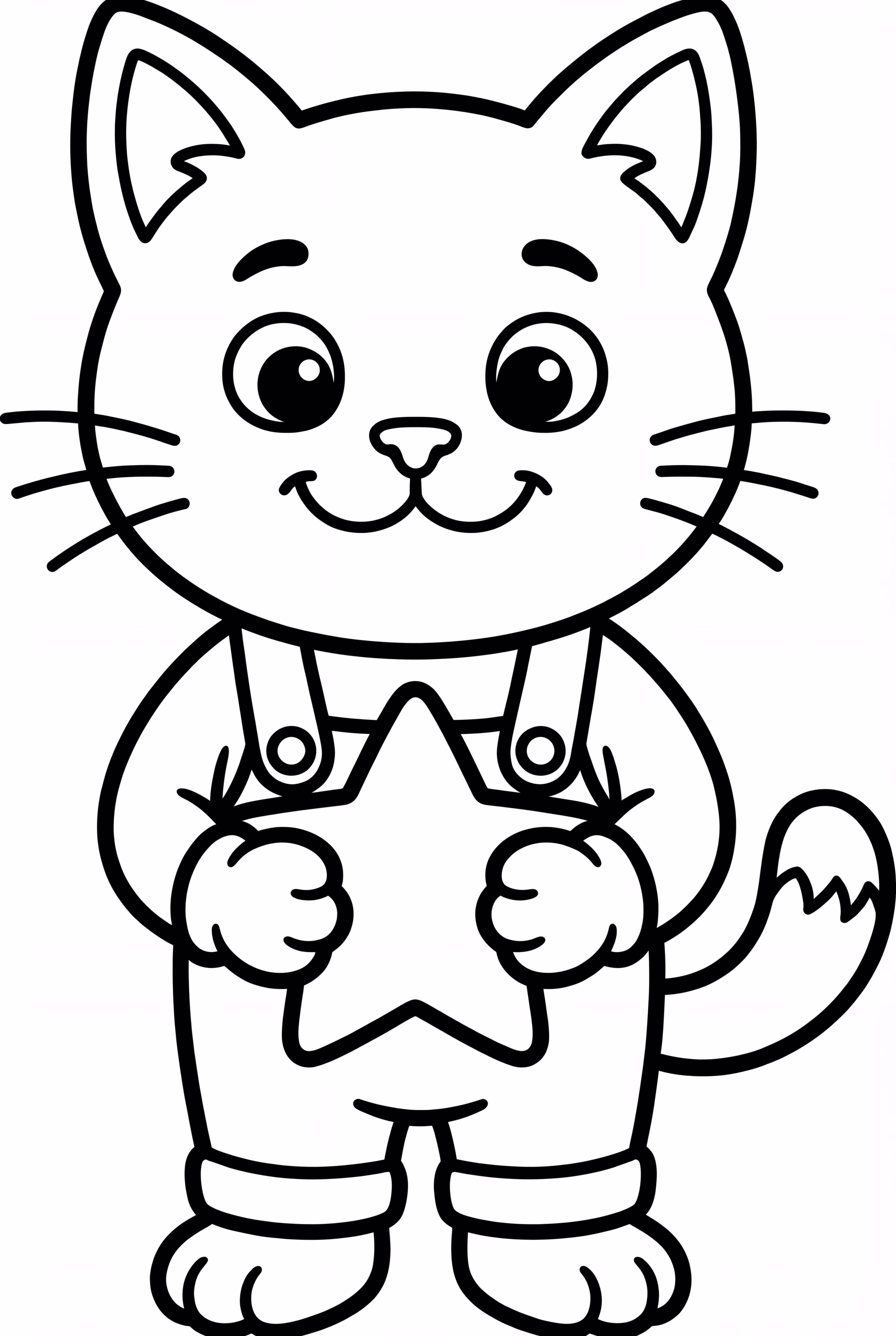 Gabby Cat Holding A Star