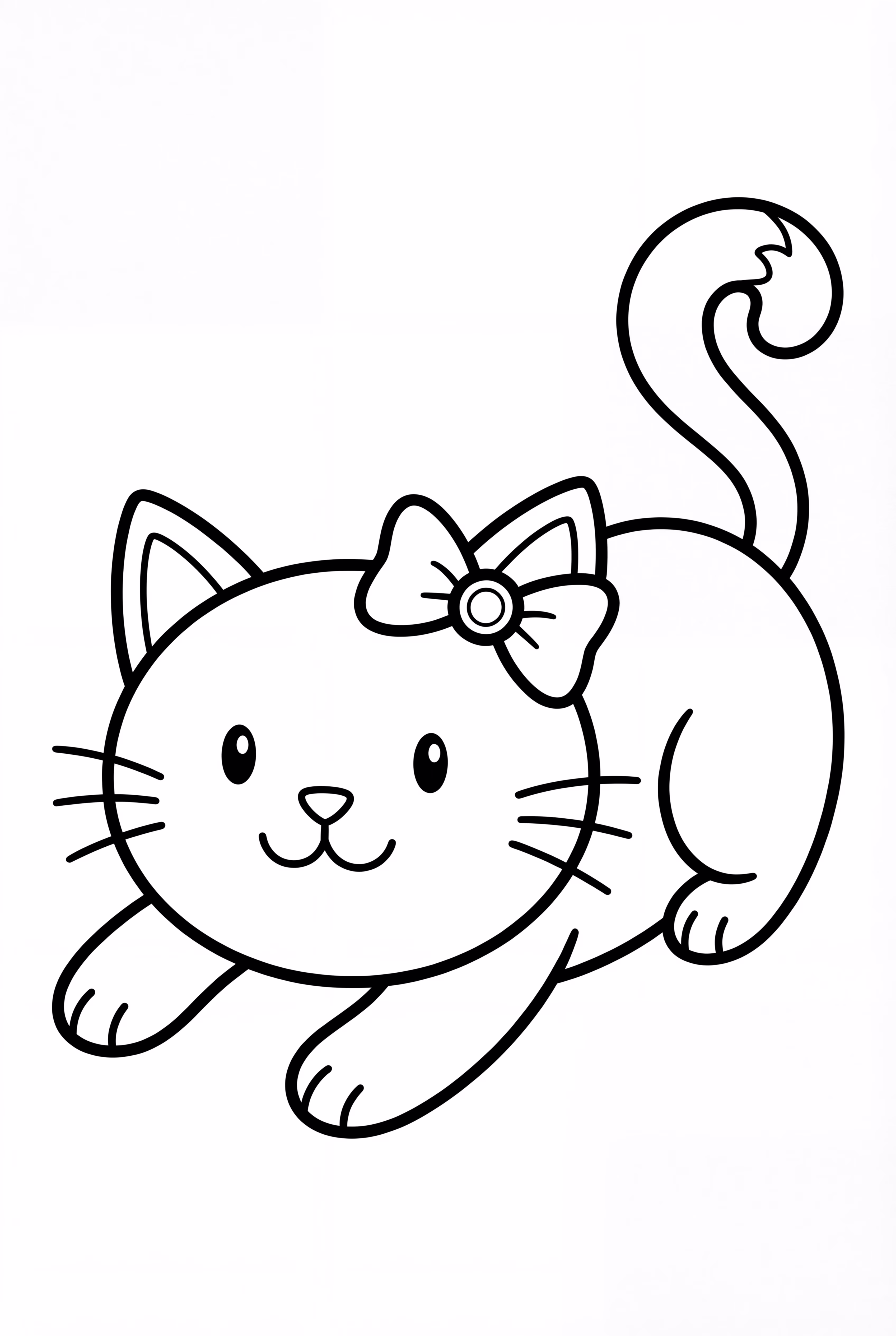 Gabby Cat Lying On Her Tummy