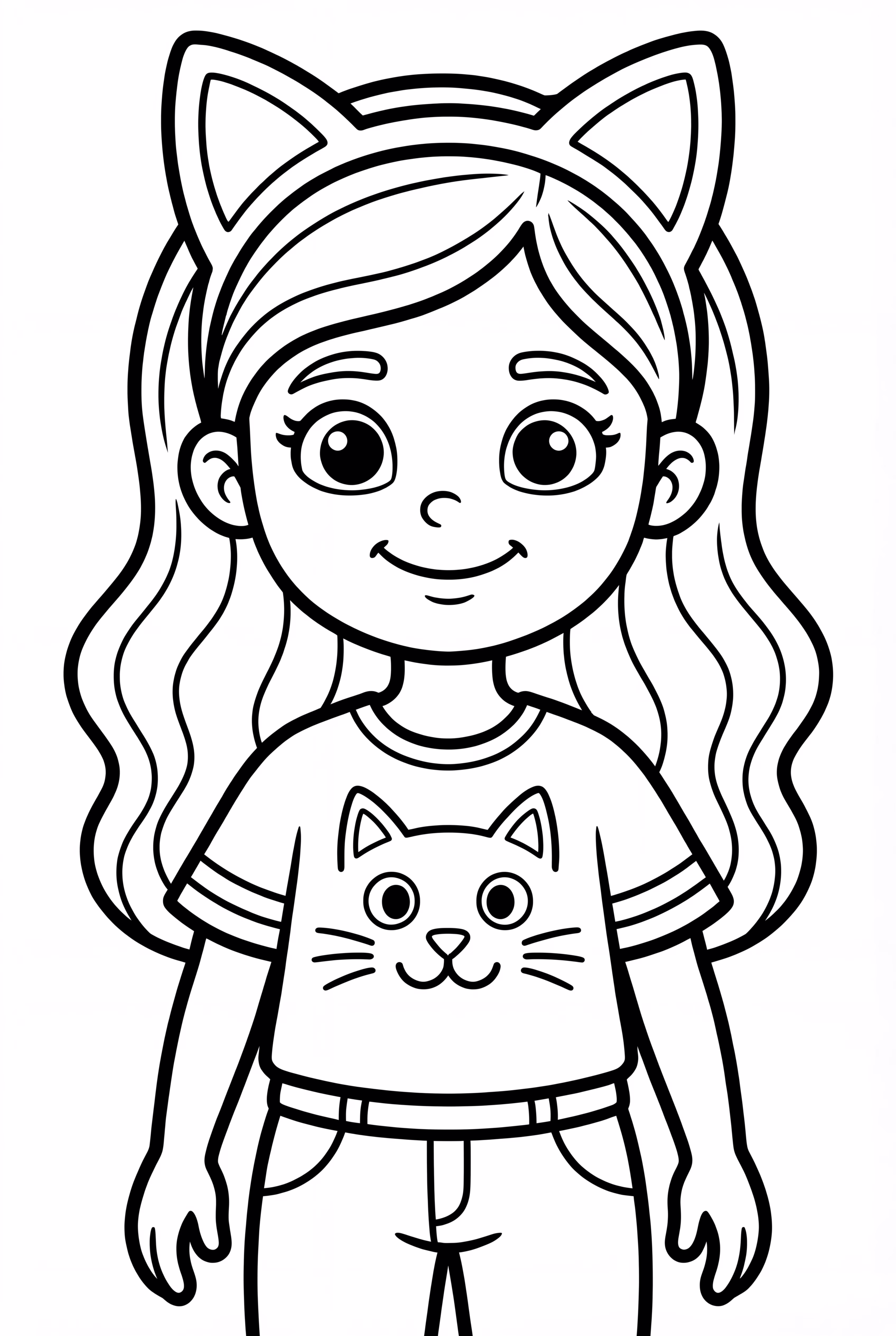 Gabby Cat com suas Orelhas Mágicas de Gato