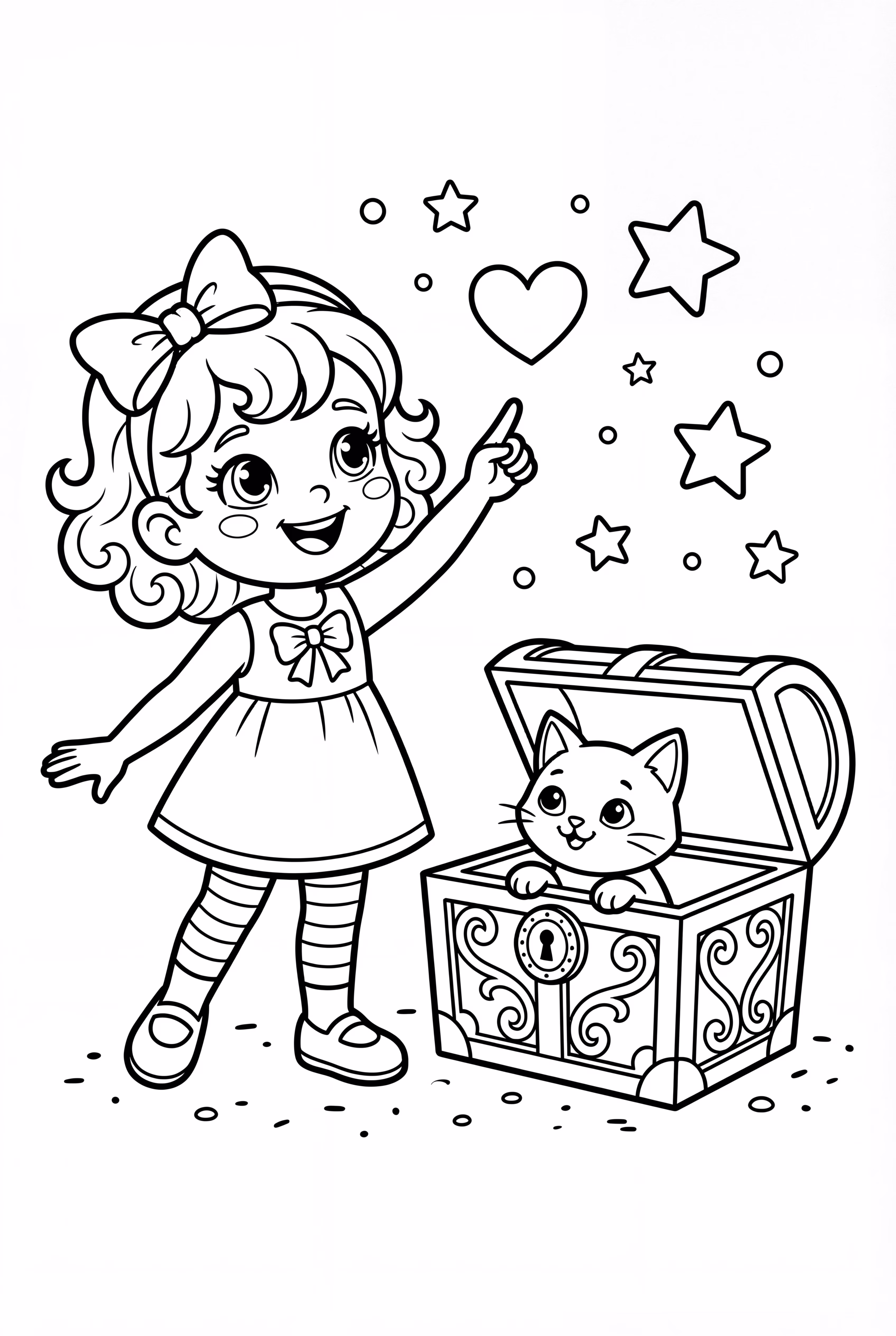 Gabby Dollhouse Glittery Treasure Chest