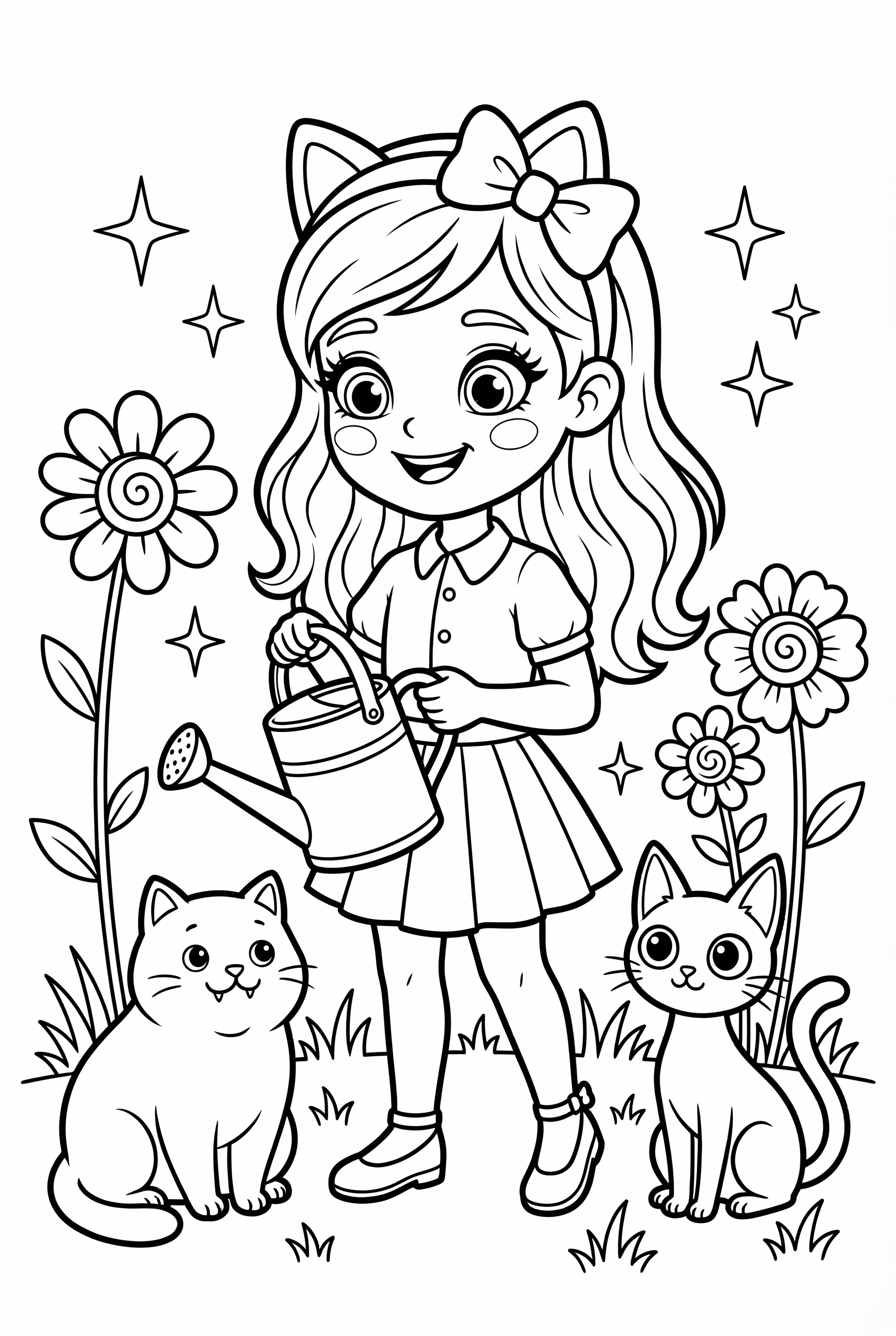 Gabby Dollhouse Magic Garden Scene