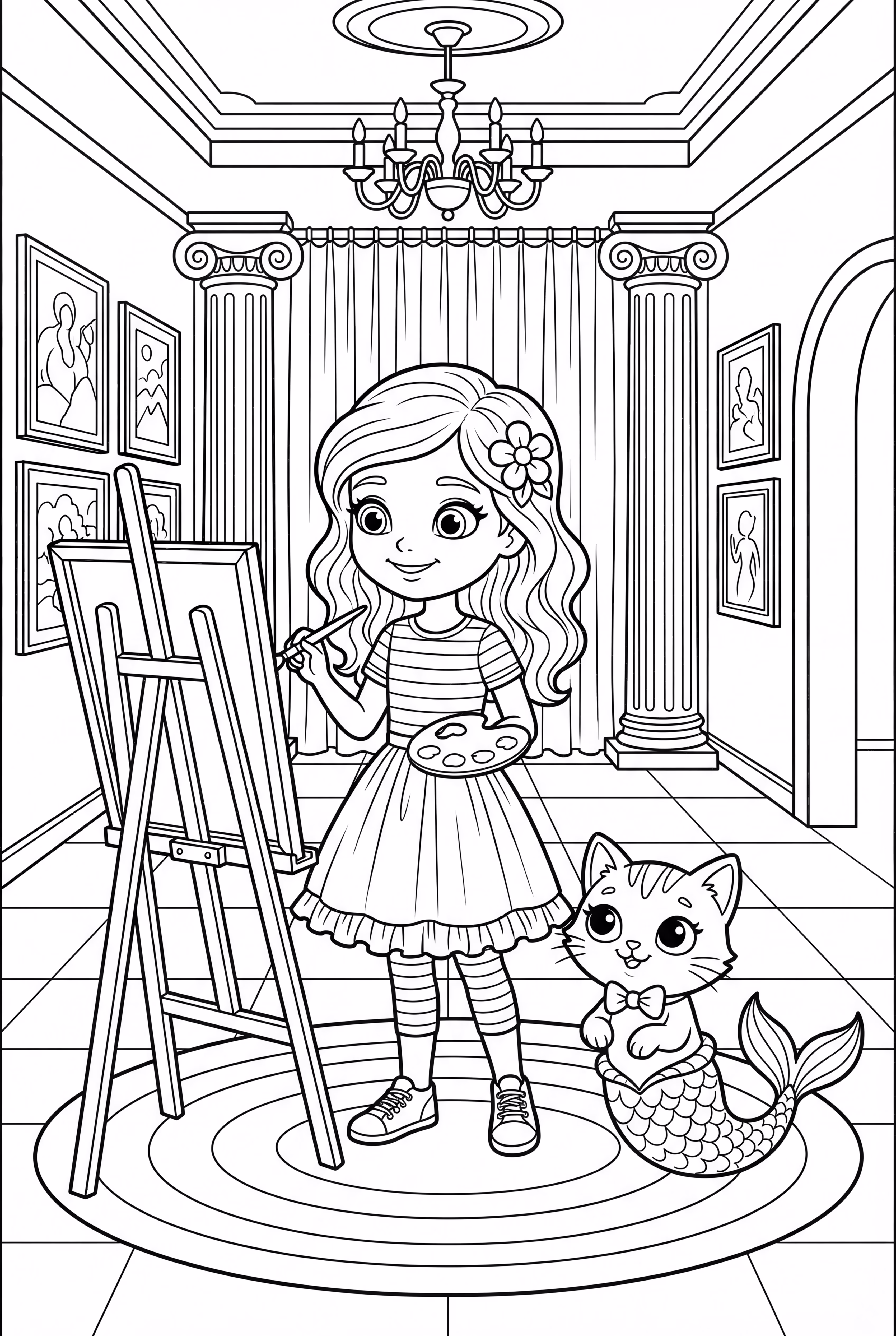 Gabby Dollhouse Wall Art Gallery