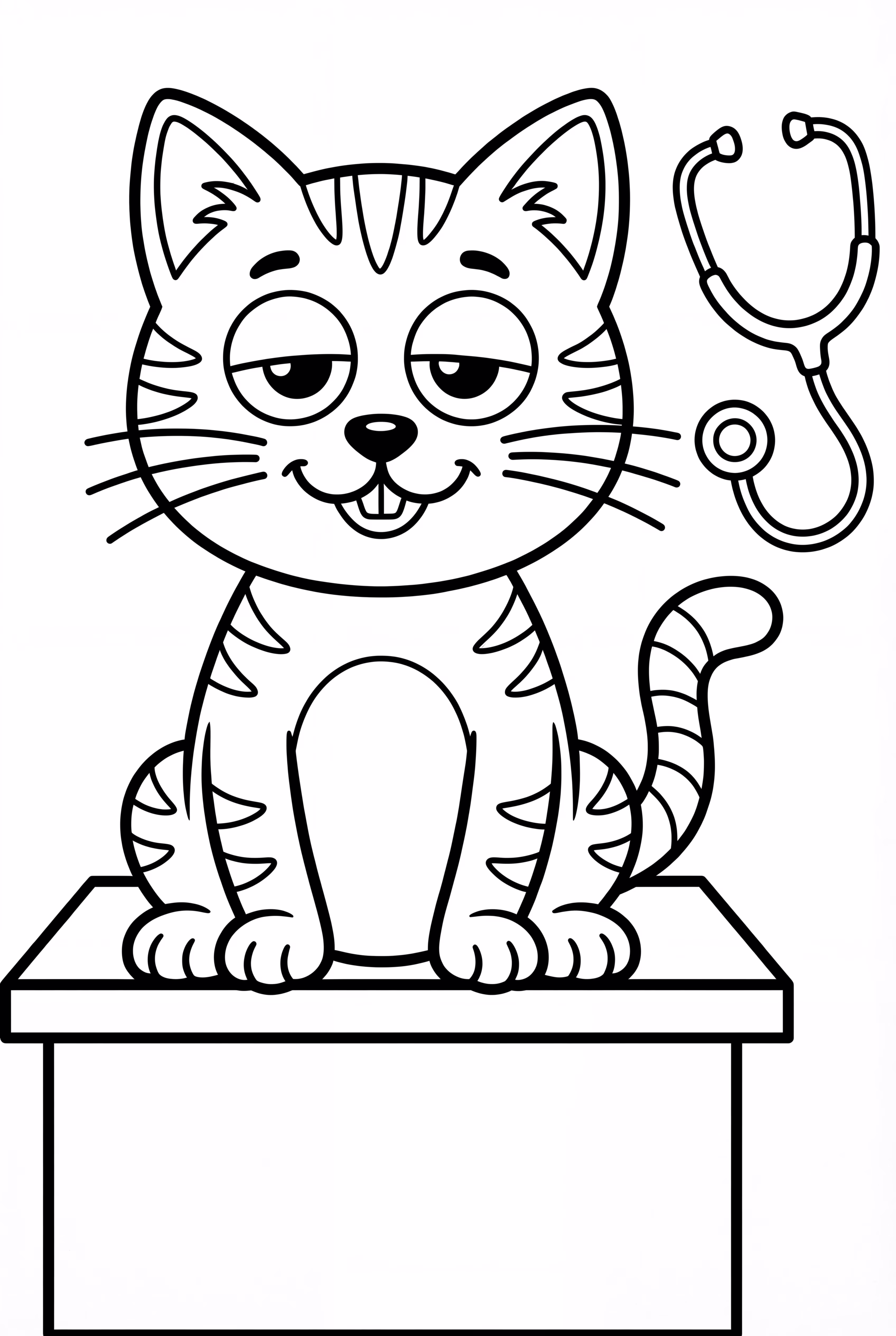 加菲猫在兽医诊所