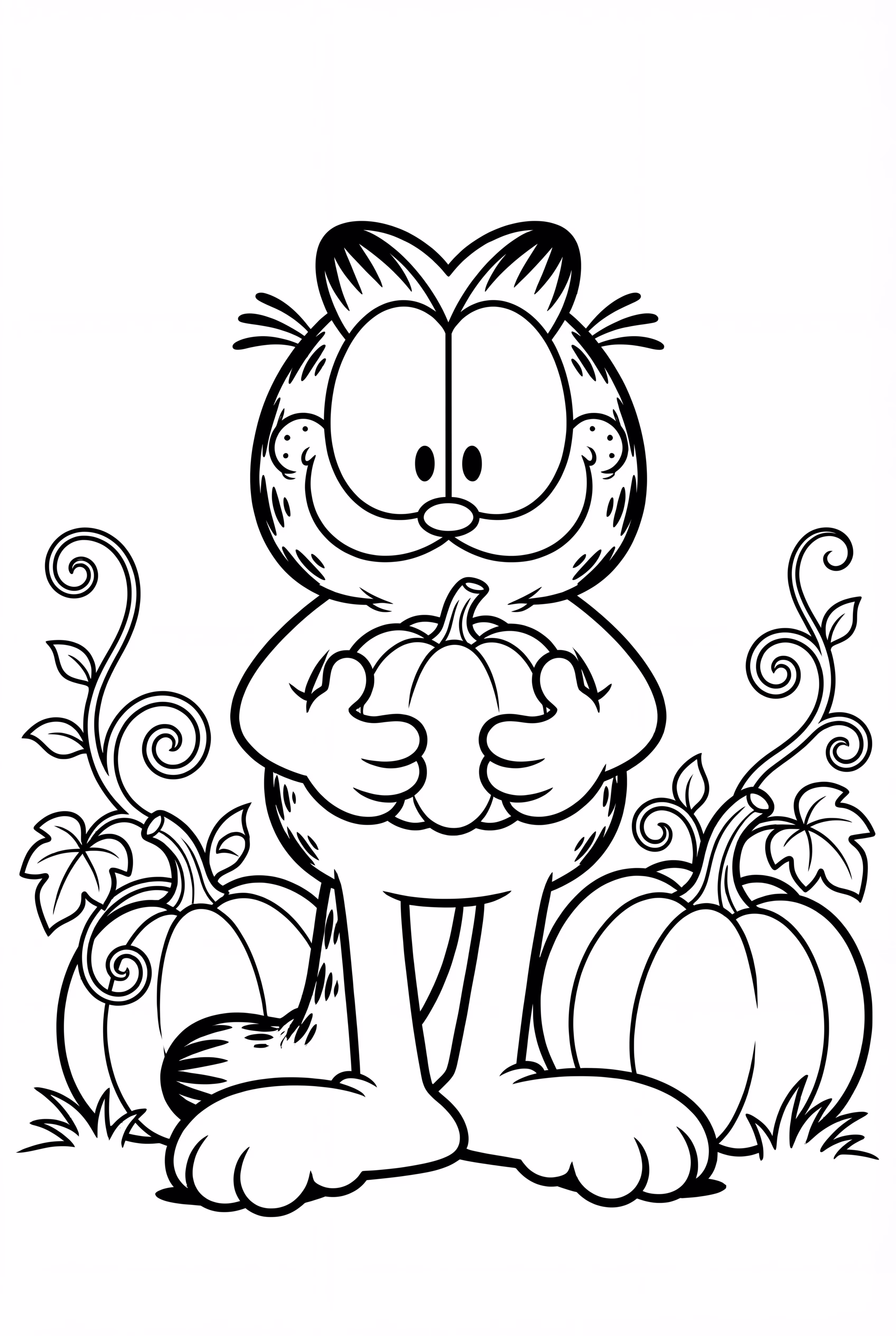 Garfield Halloween Pumpkin Patch