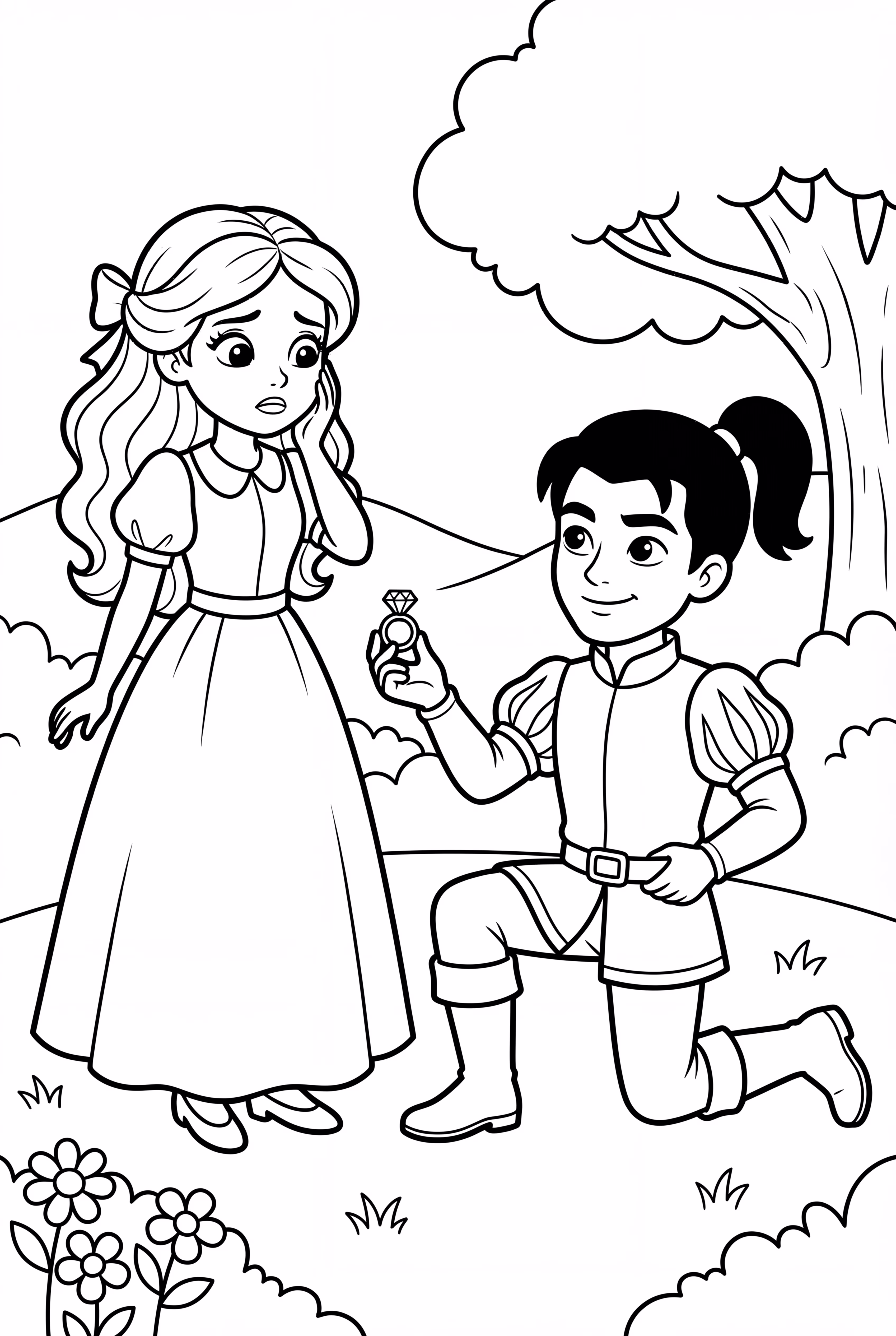 Gaston Pedindo Belle Preocupada em Casamento