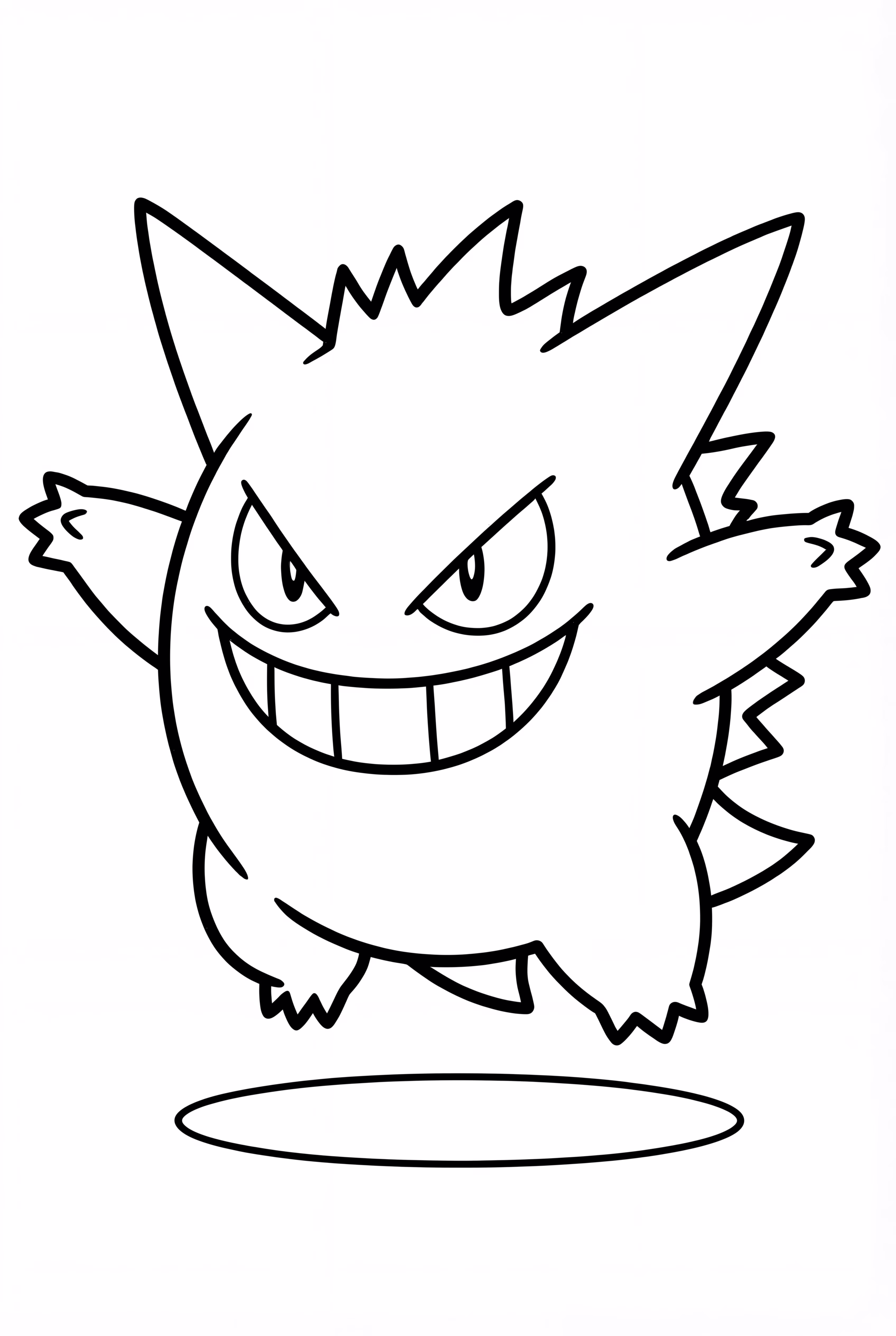 Gengar Floating in The Air