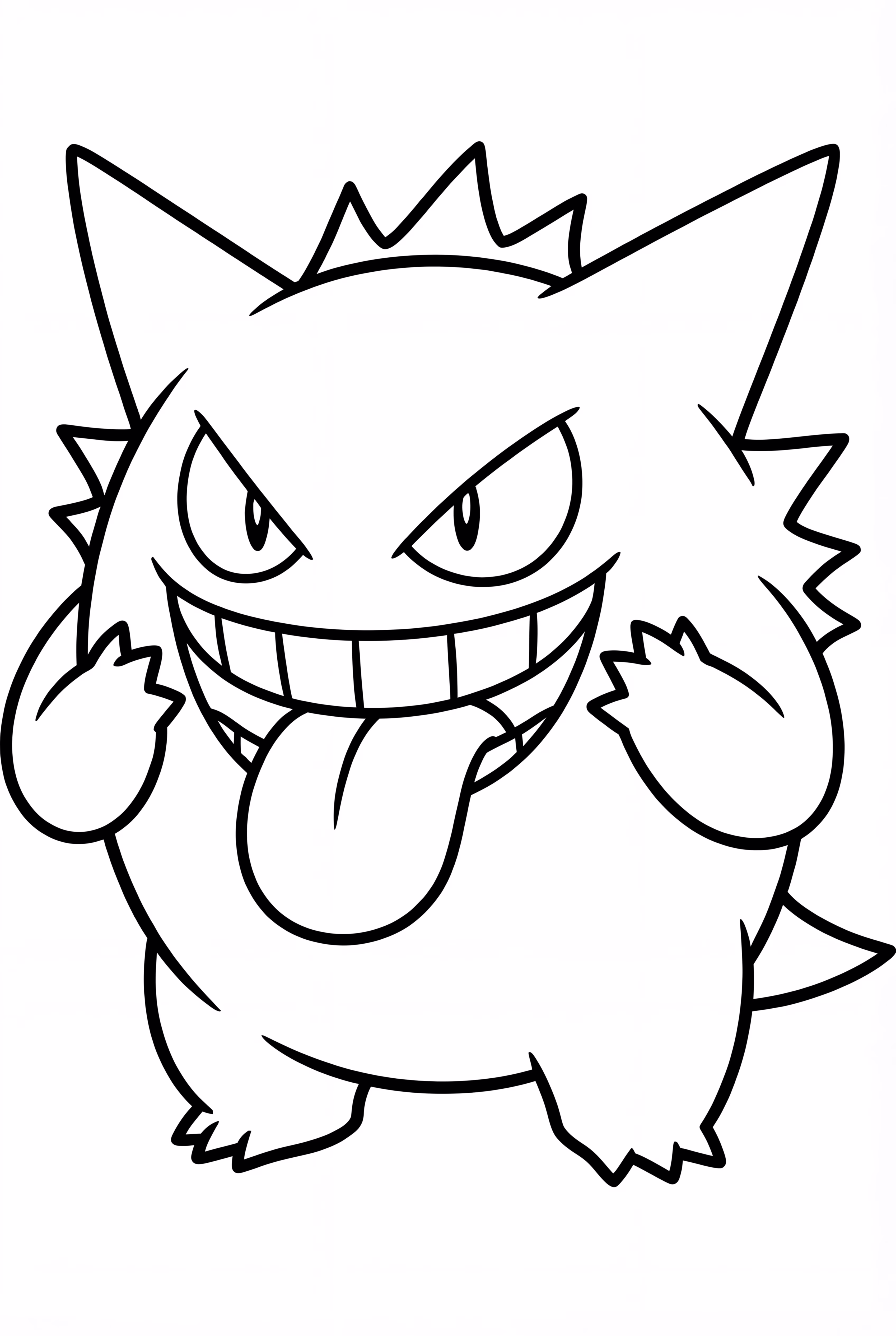 Gengar Making a Funny Face