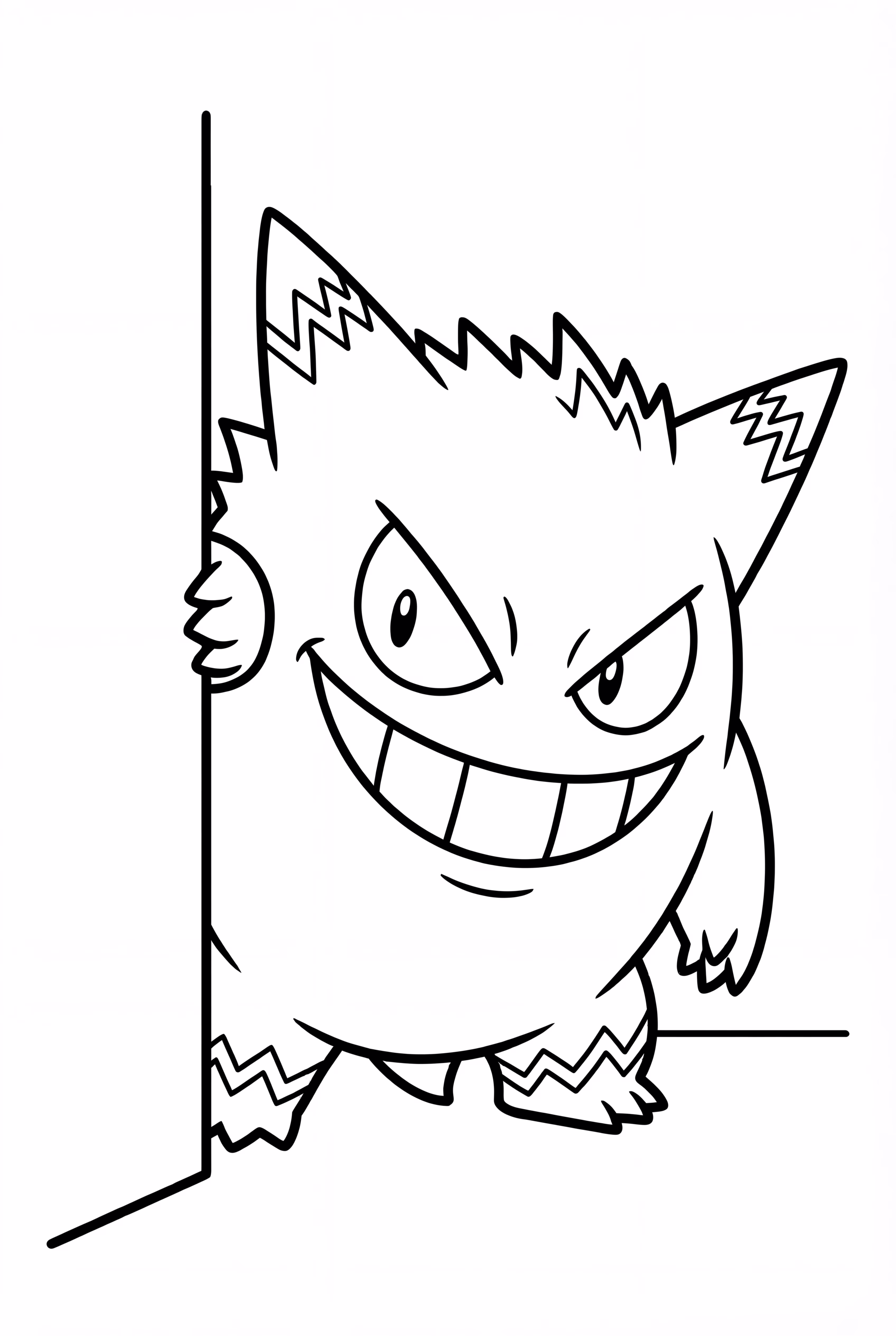 隅からのぞくゲンガー