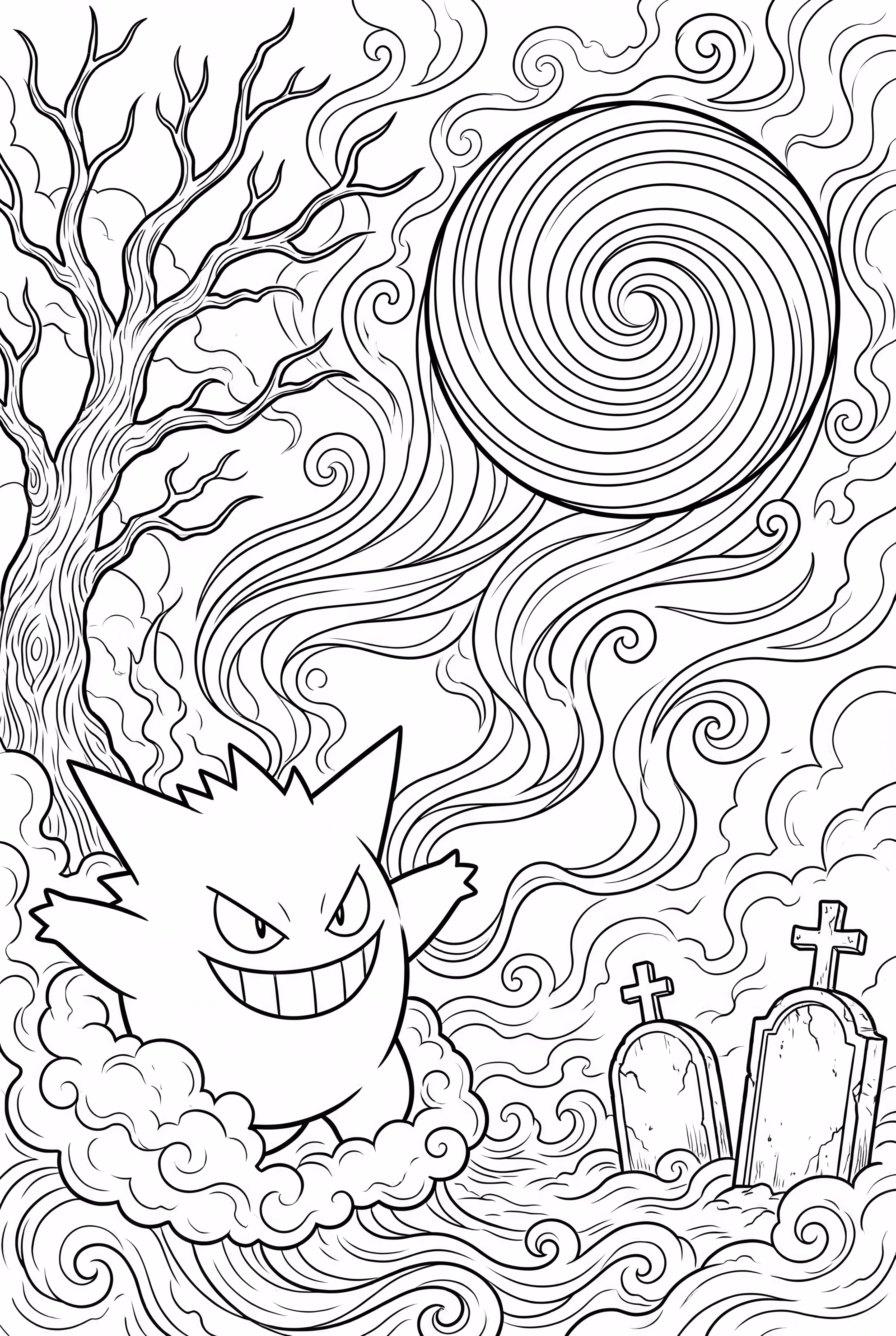 Gengar Using Shadow Ball Attack