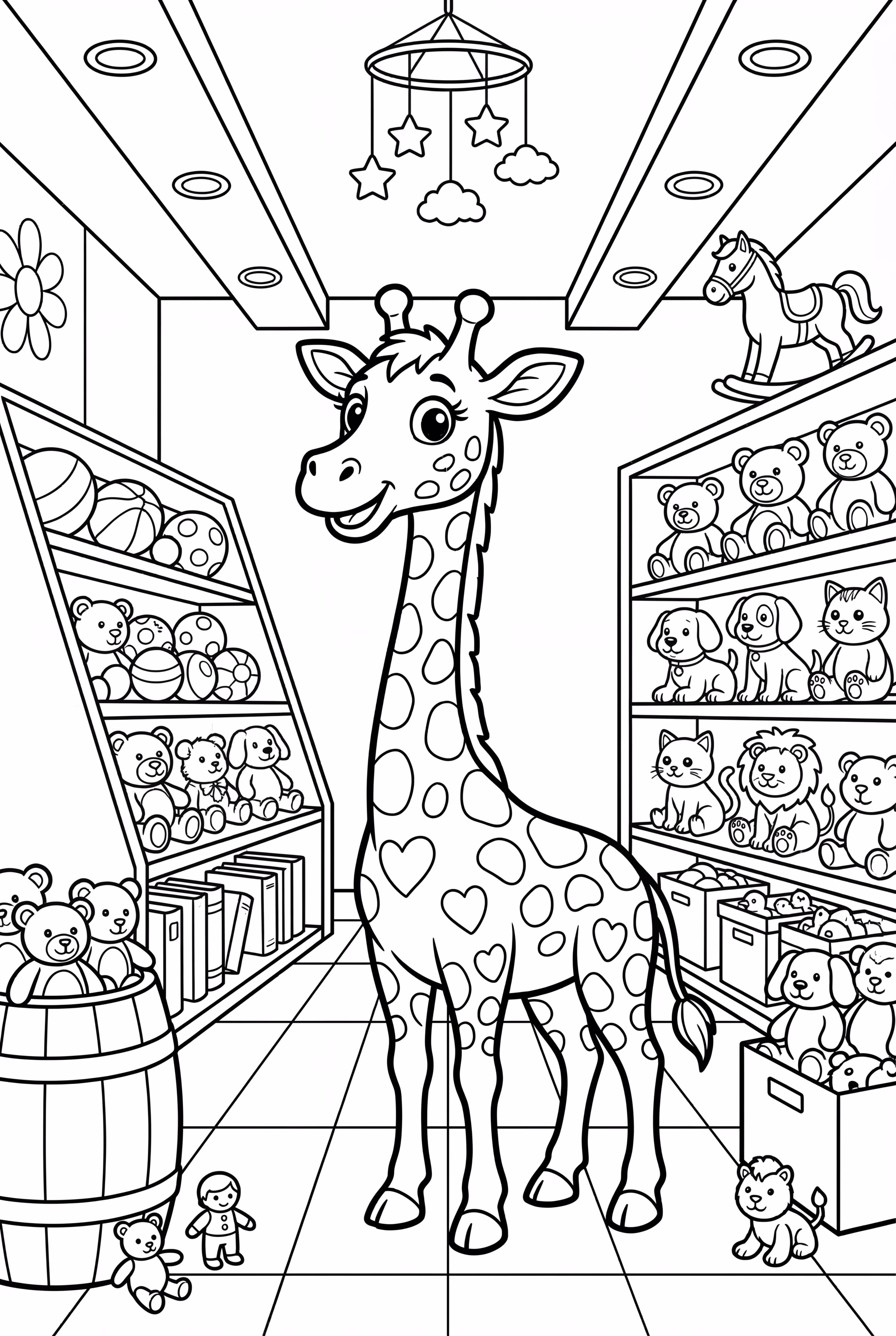 Geoffrey the Giraffe in Toy Store