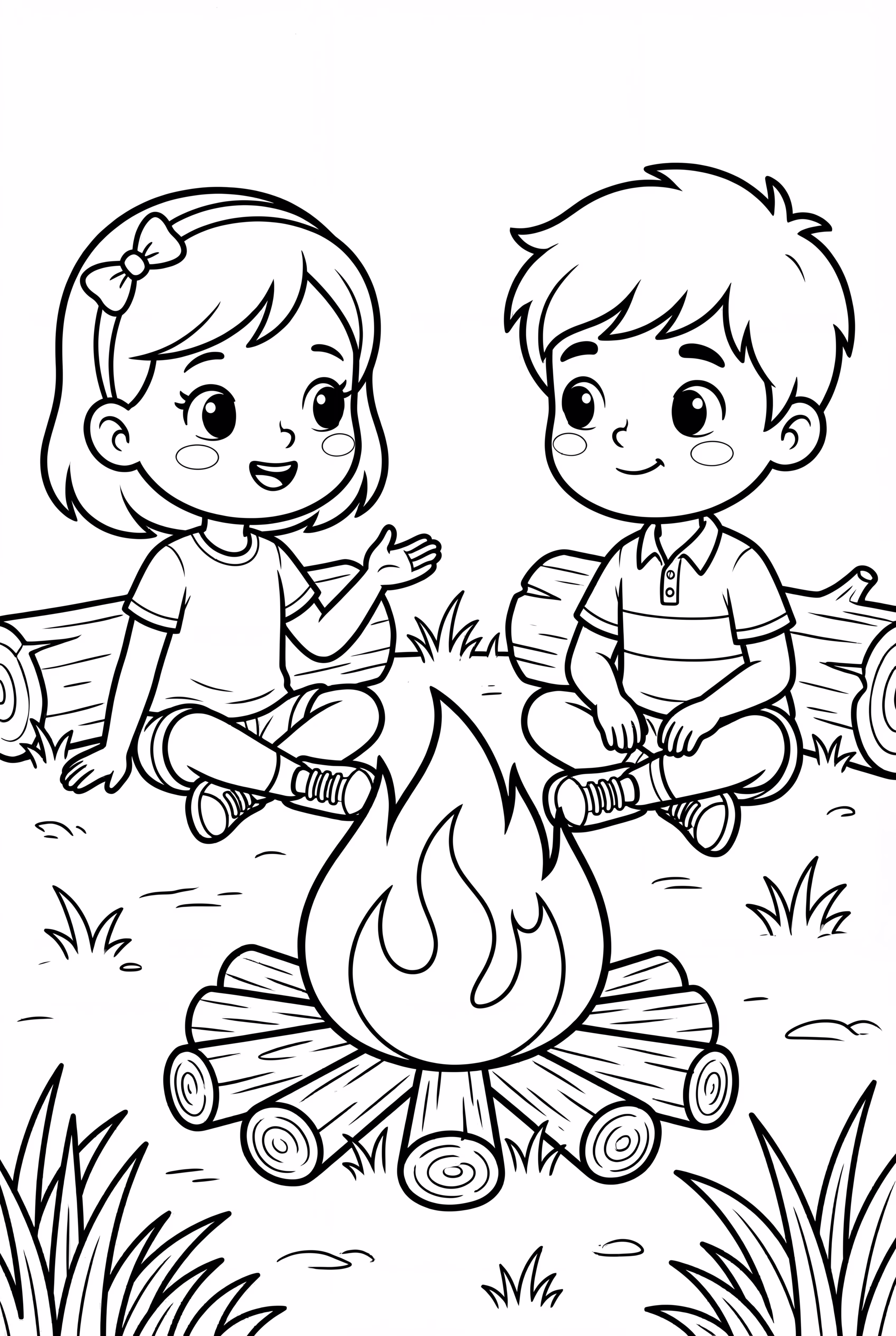 Gespenstergeschichte am Lagerfeuer