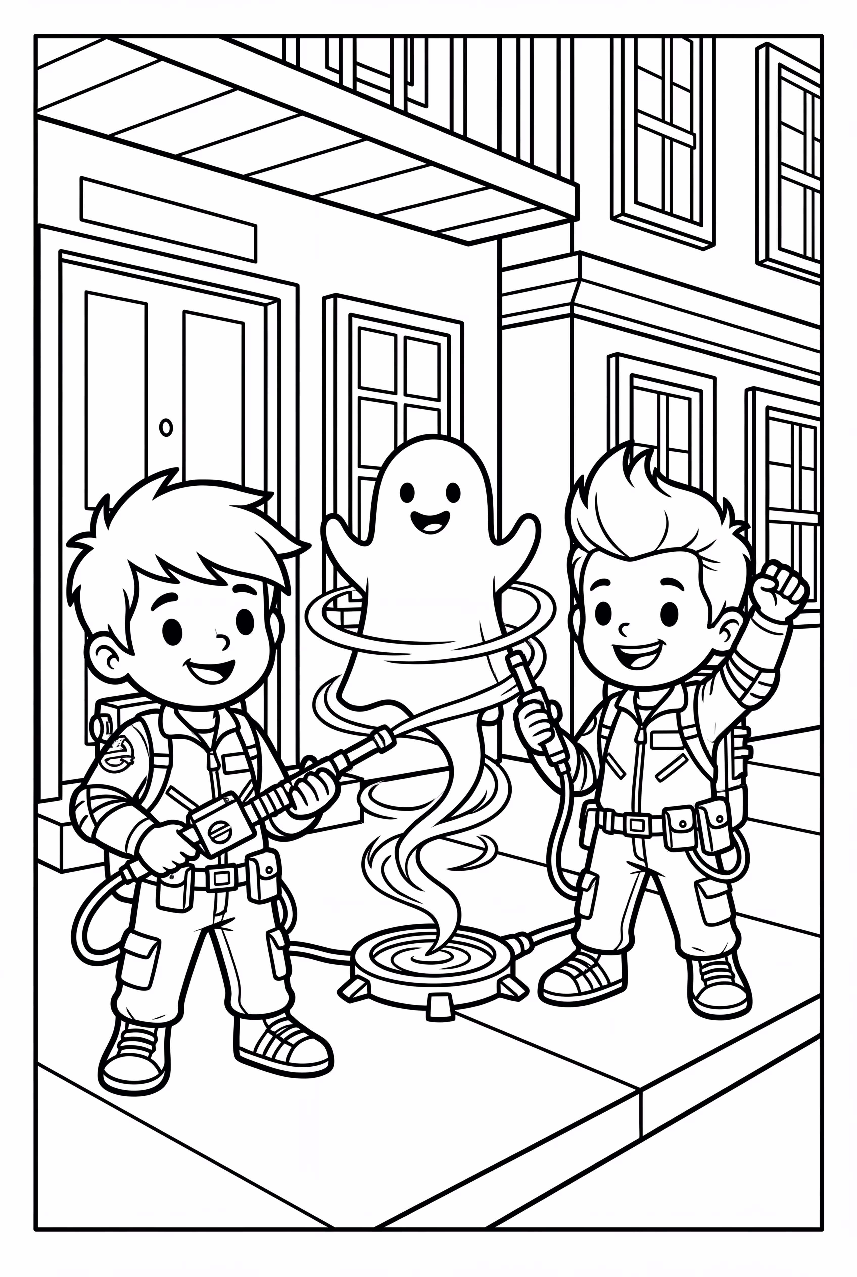 Ghostbusters Catching a Ghost