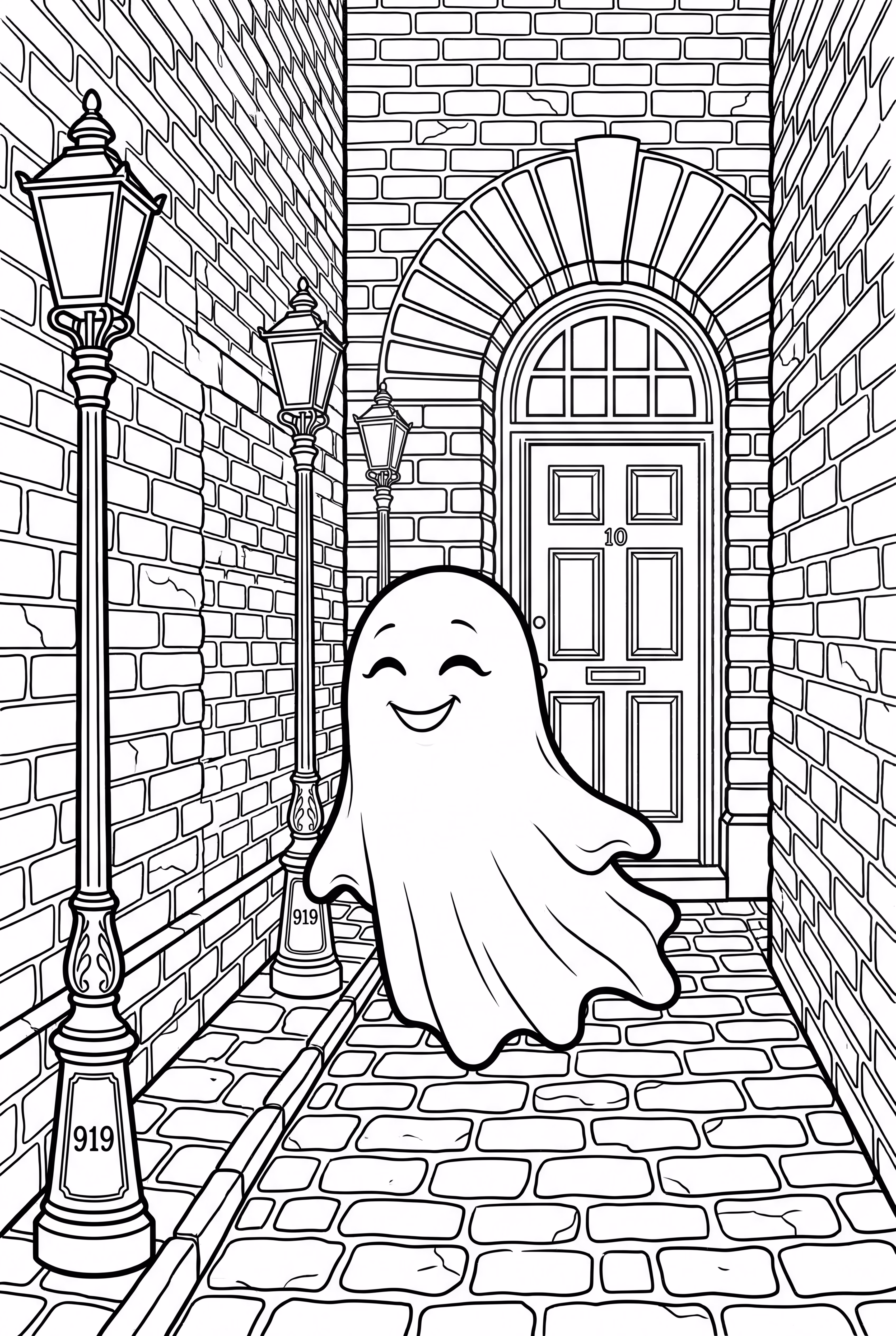 Ghostly Shadow in a Dark Alley-2