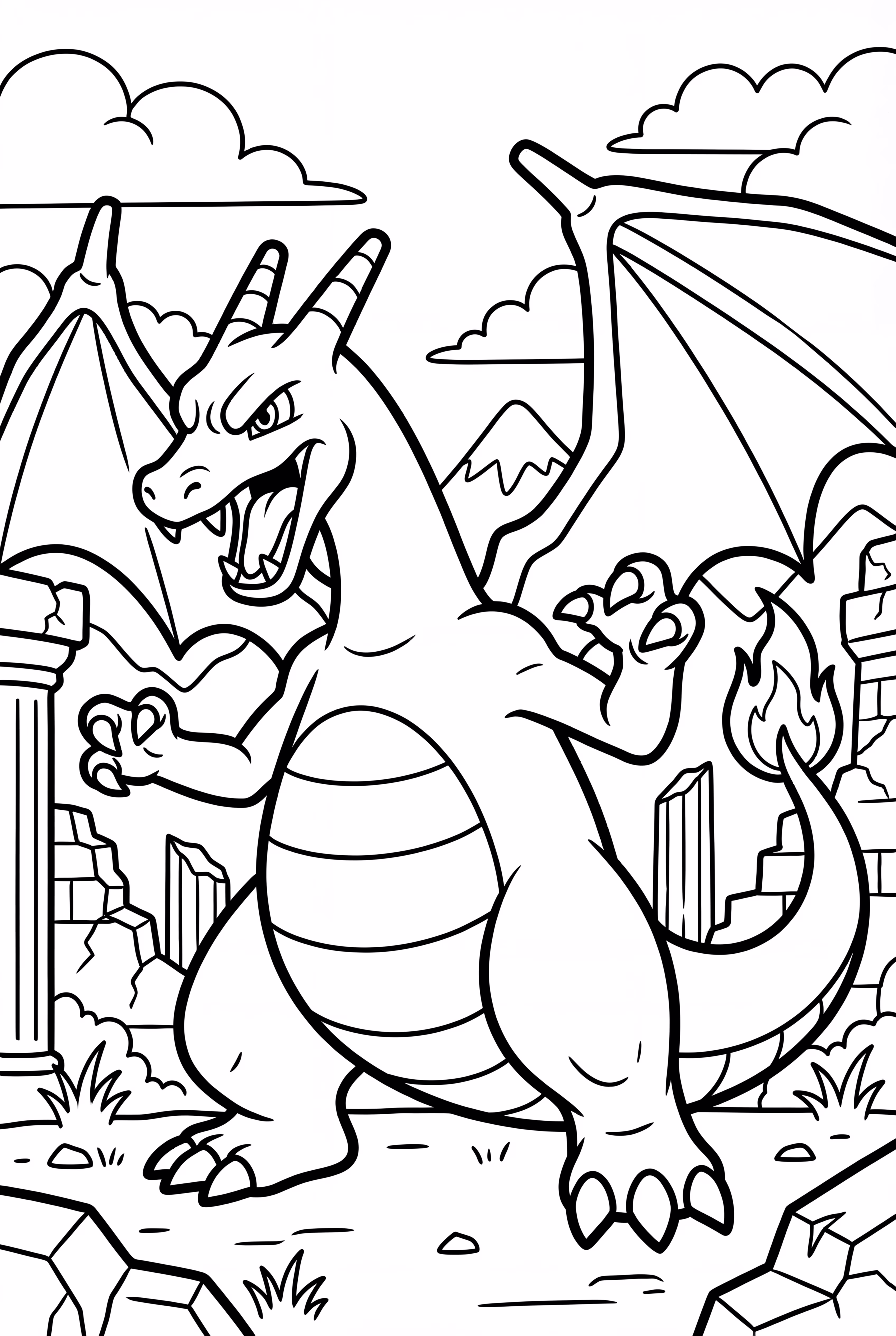 gigantamax charizard appearing in a legendary battle