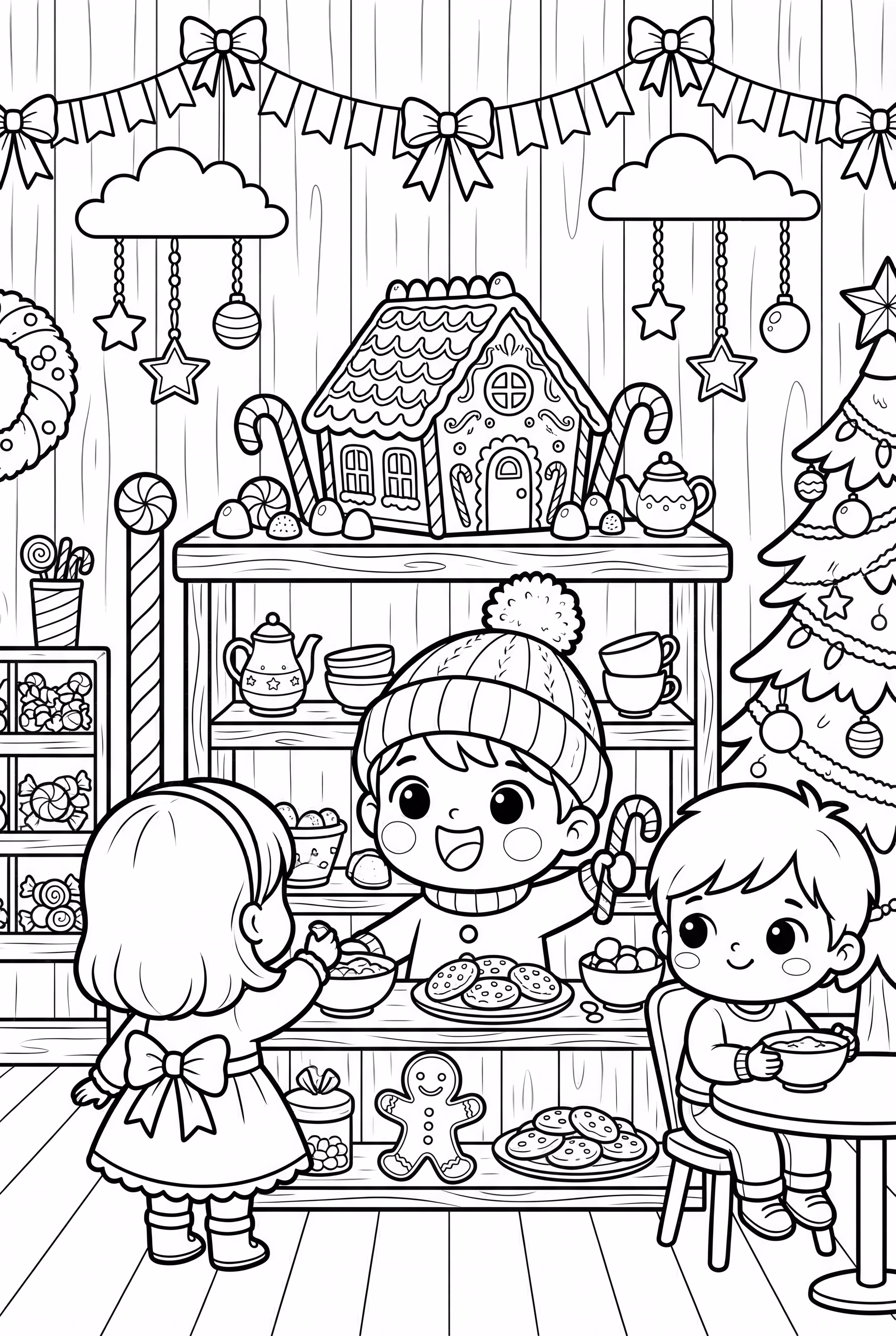 Gingerbread House Decorating Party