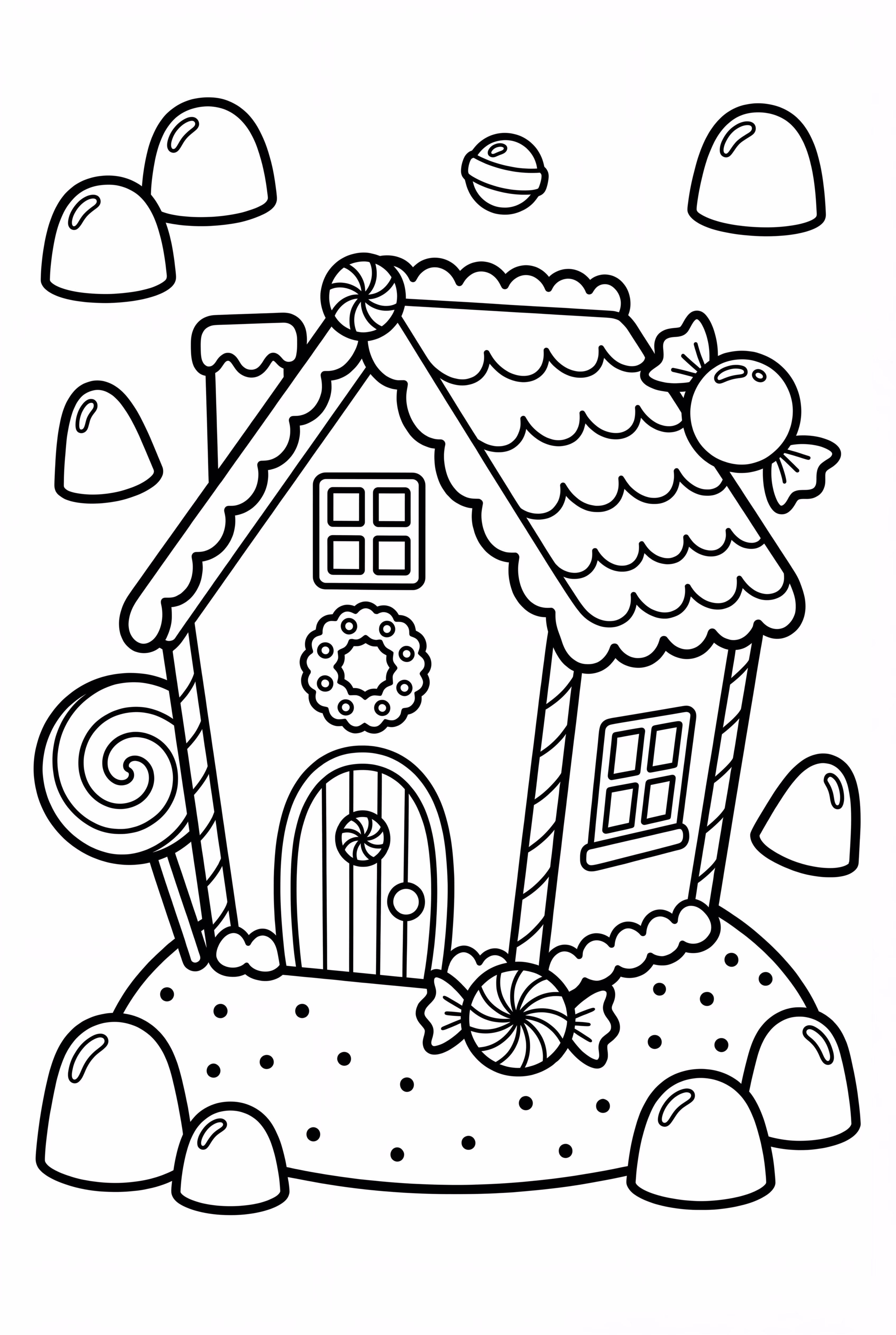 Casa de Gengibre numa Colina de Balas