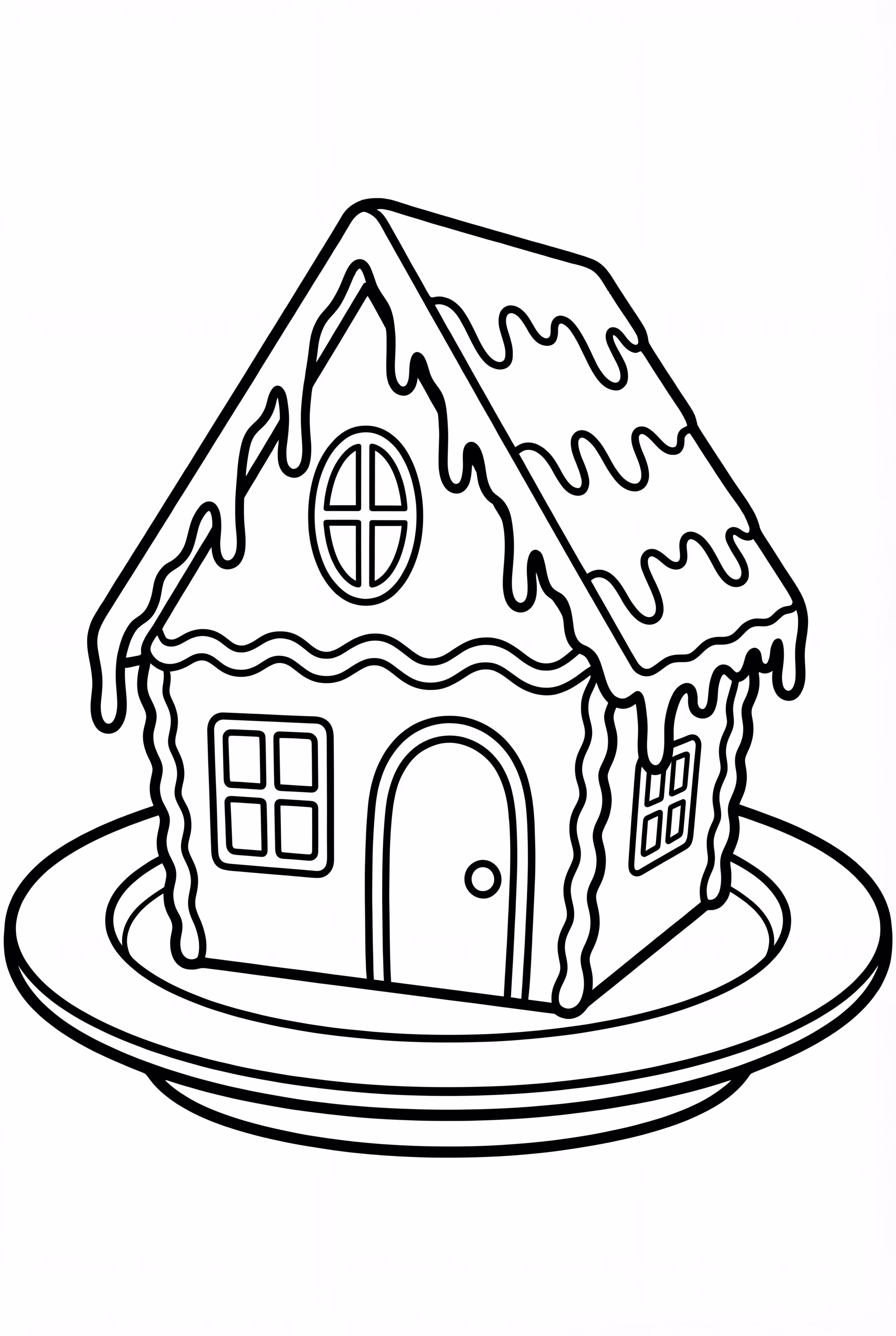 Gingerbread House On A Plate