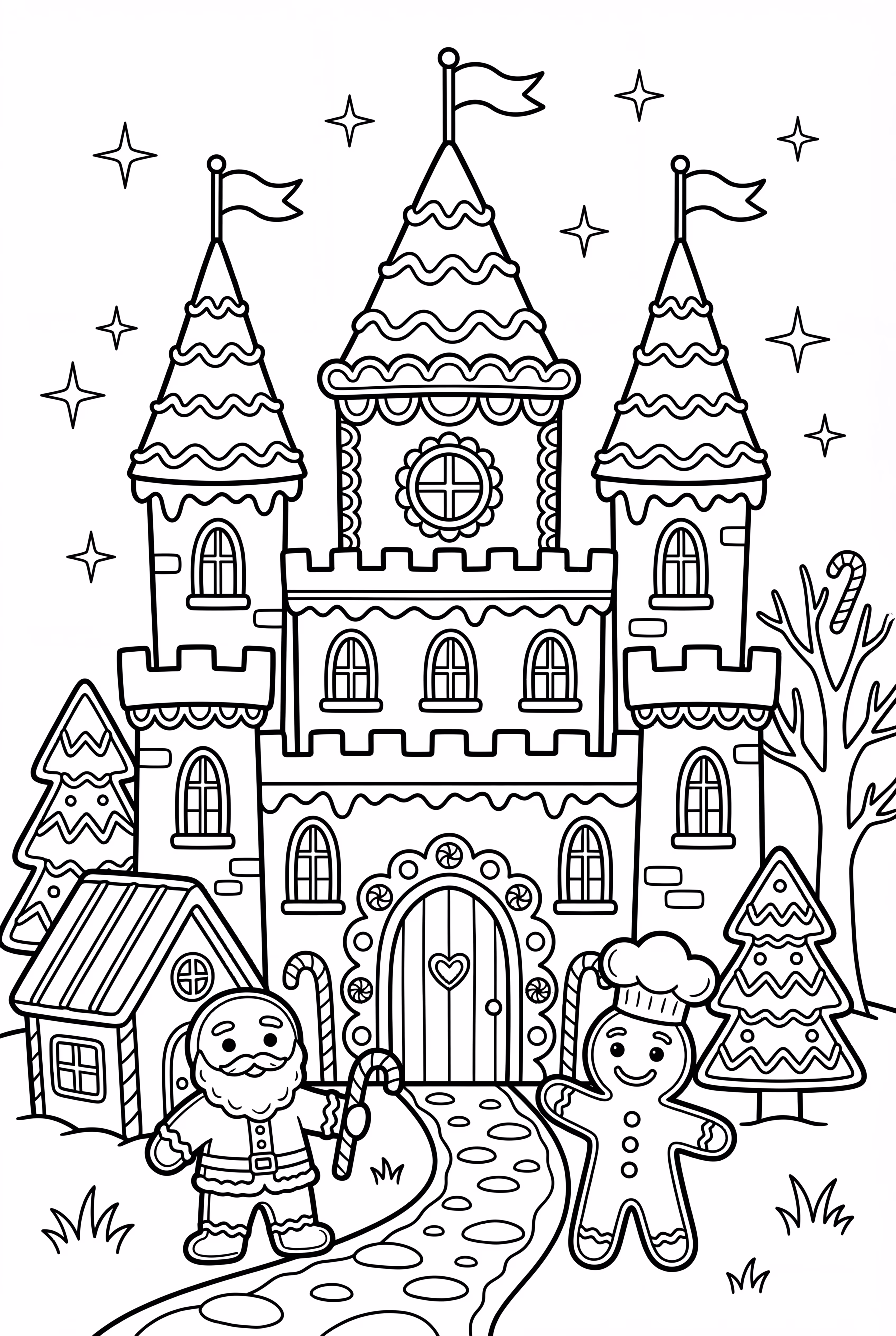 Gingerbread Kingdom with Characters