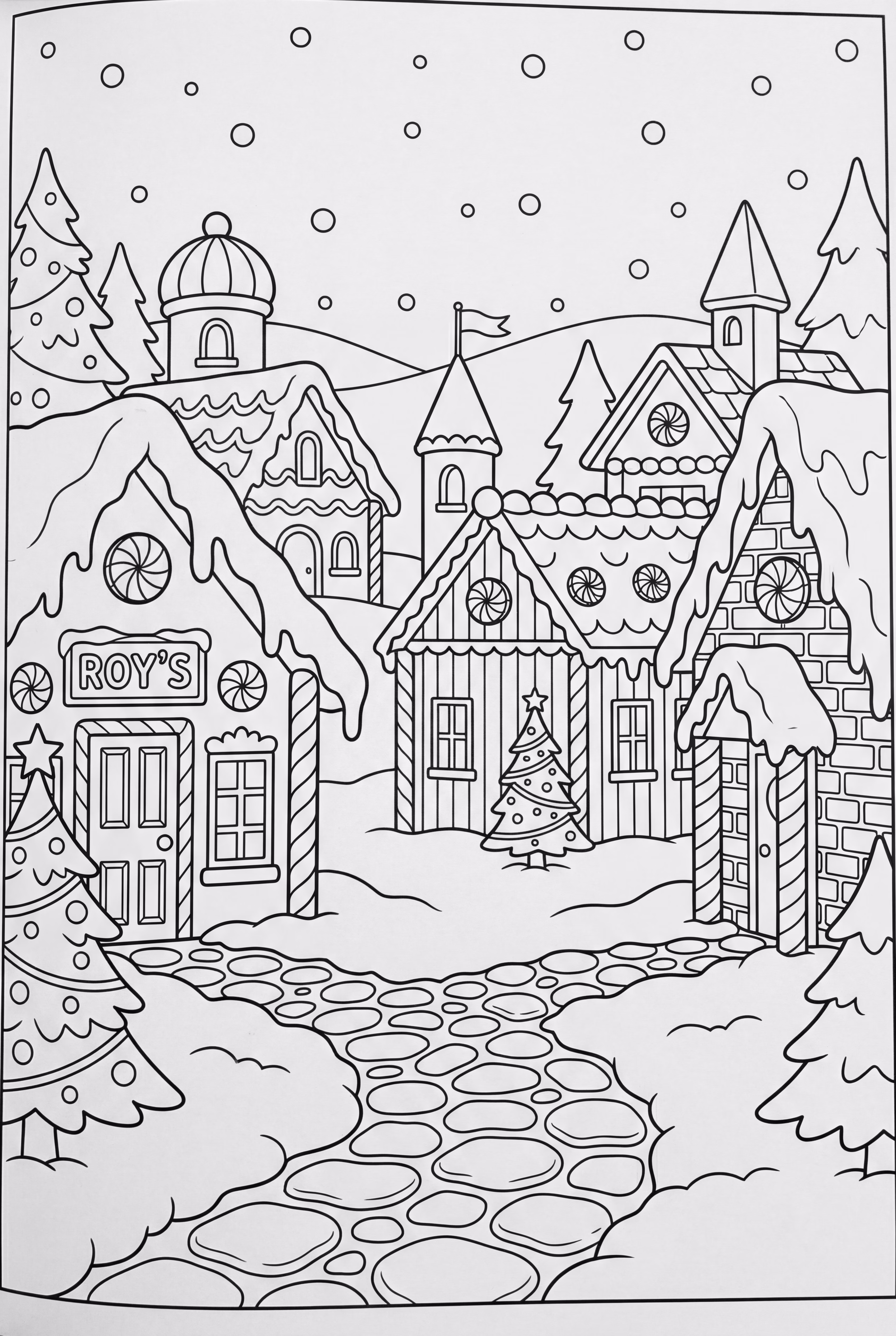 Gingerbread Village Scene-2