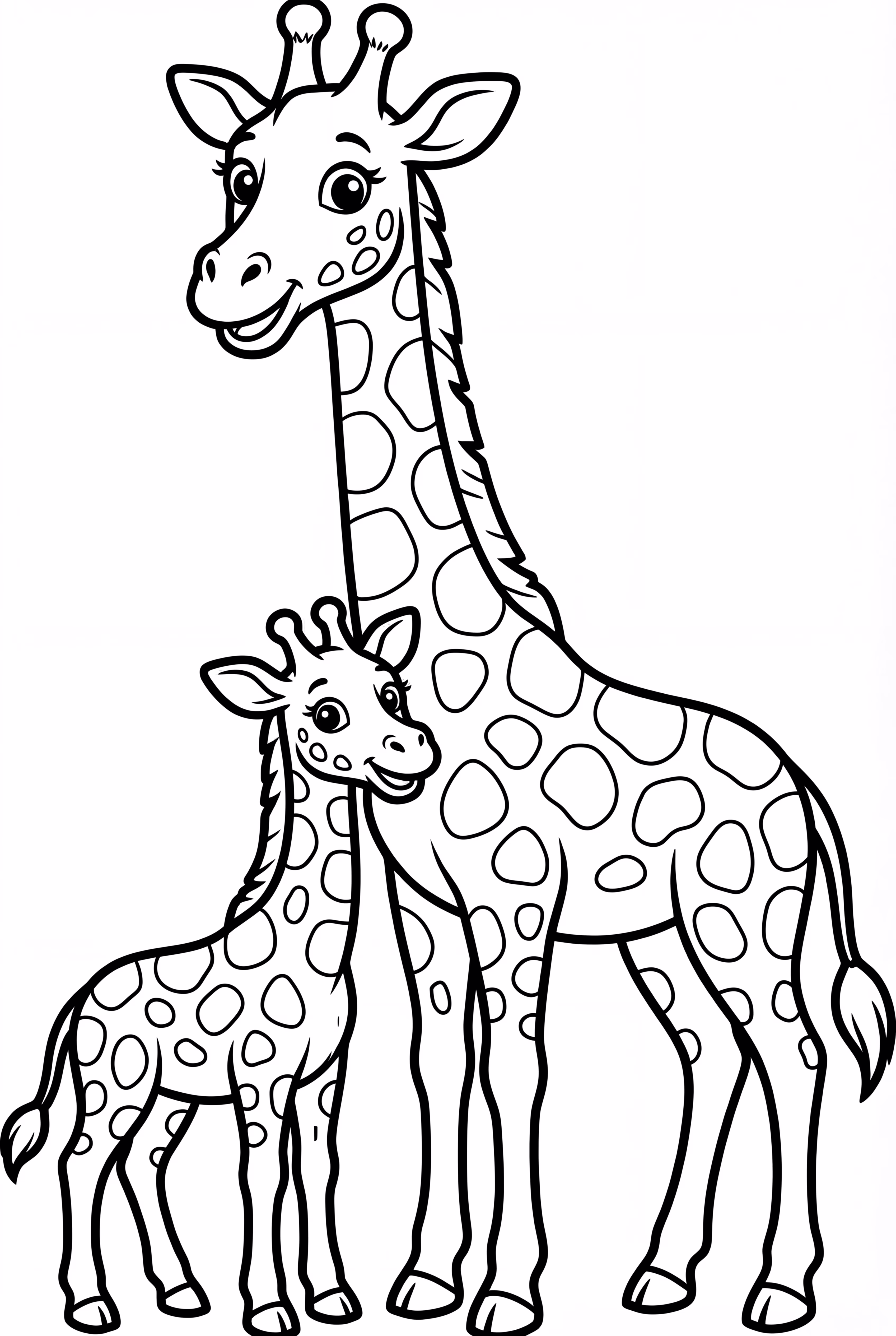 Giraffe Mother and Child2