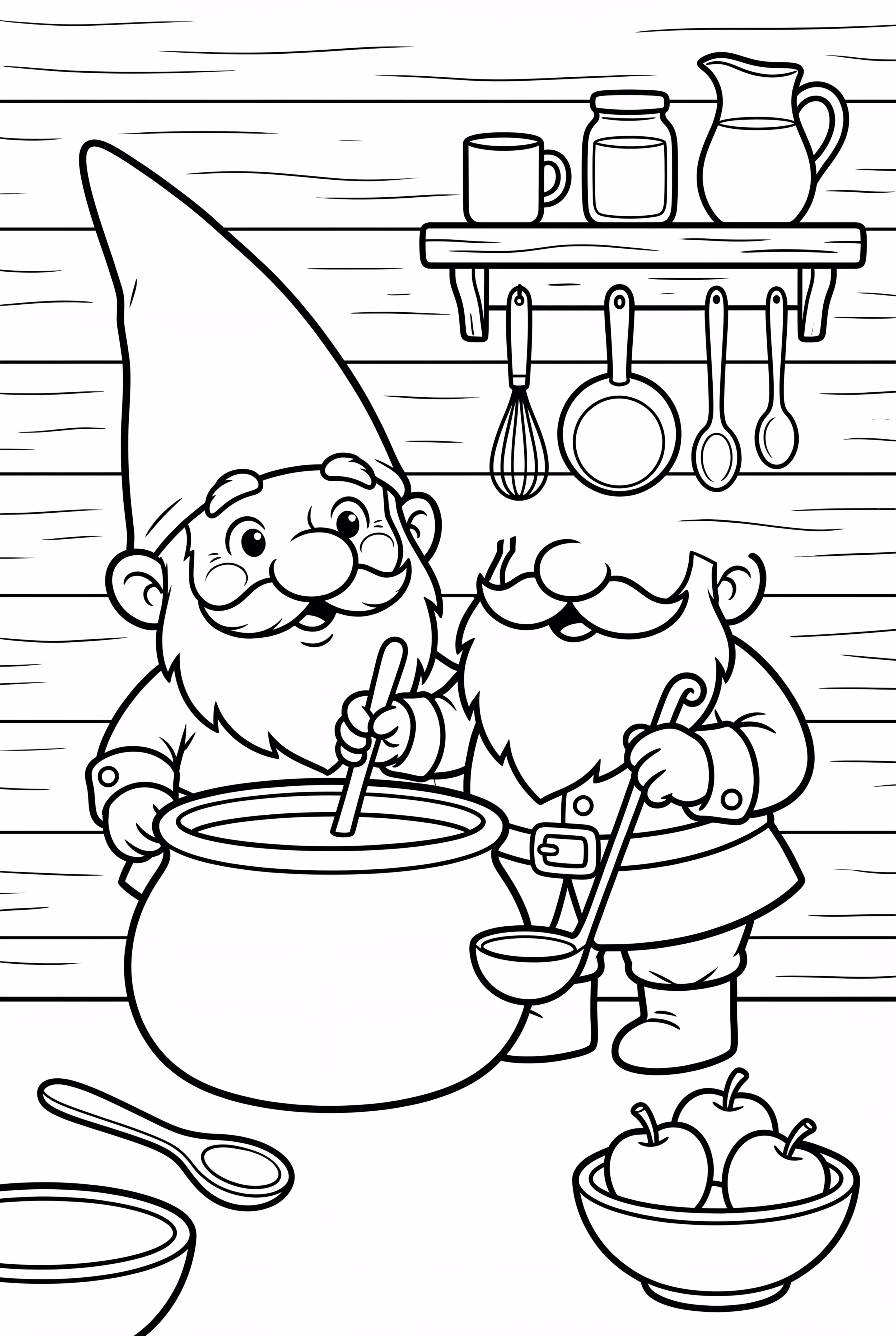 Gnome Cooking a Special Meal