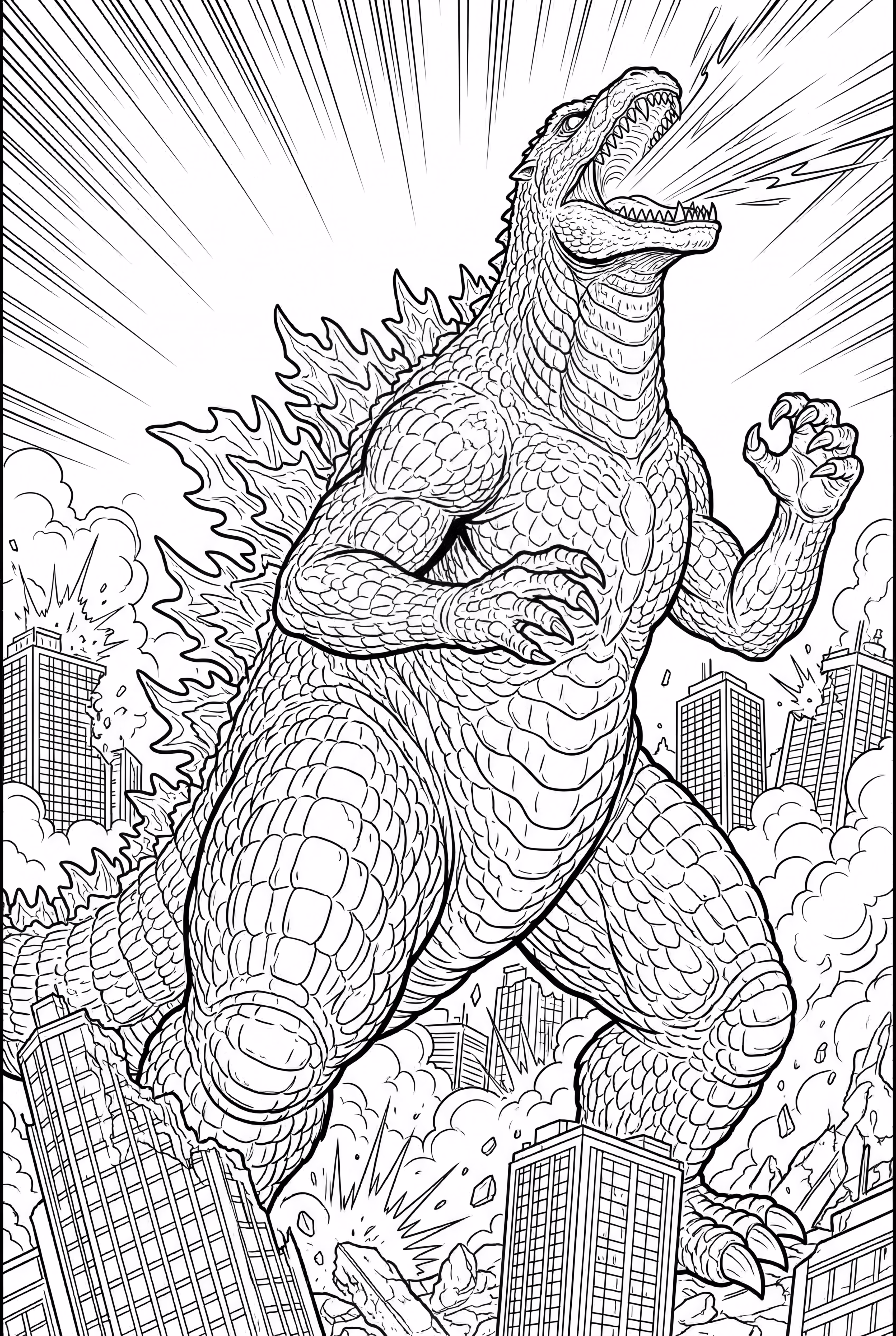 godzilla atomic breath attack