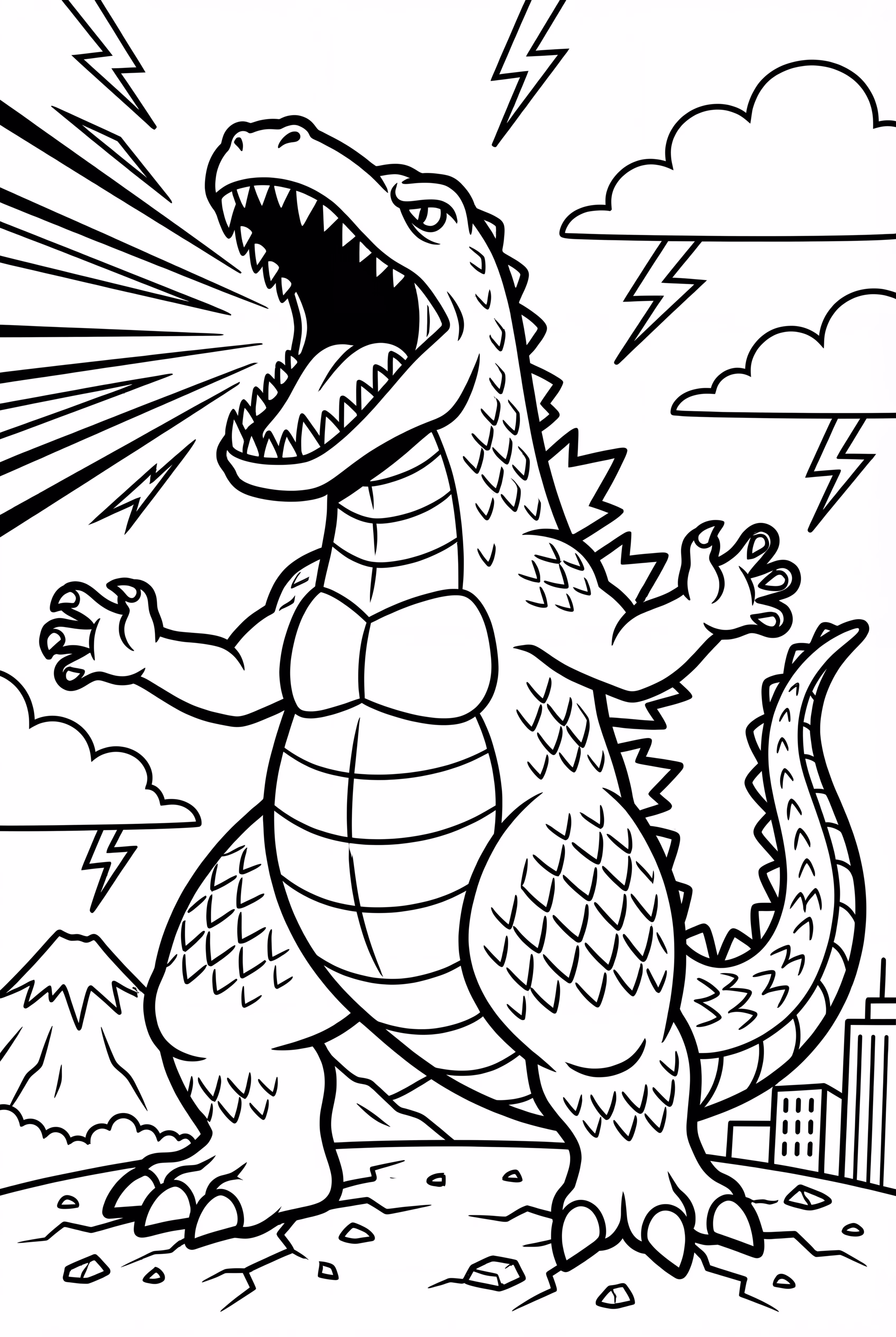 godzilla atomic breath attack