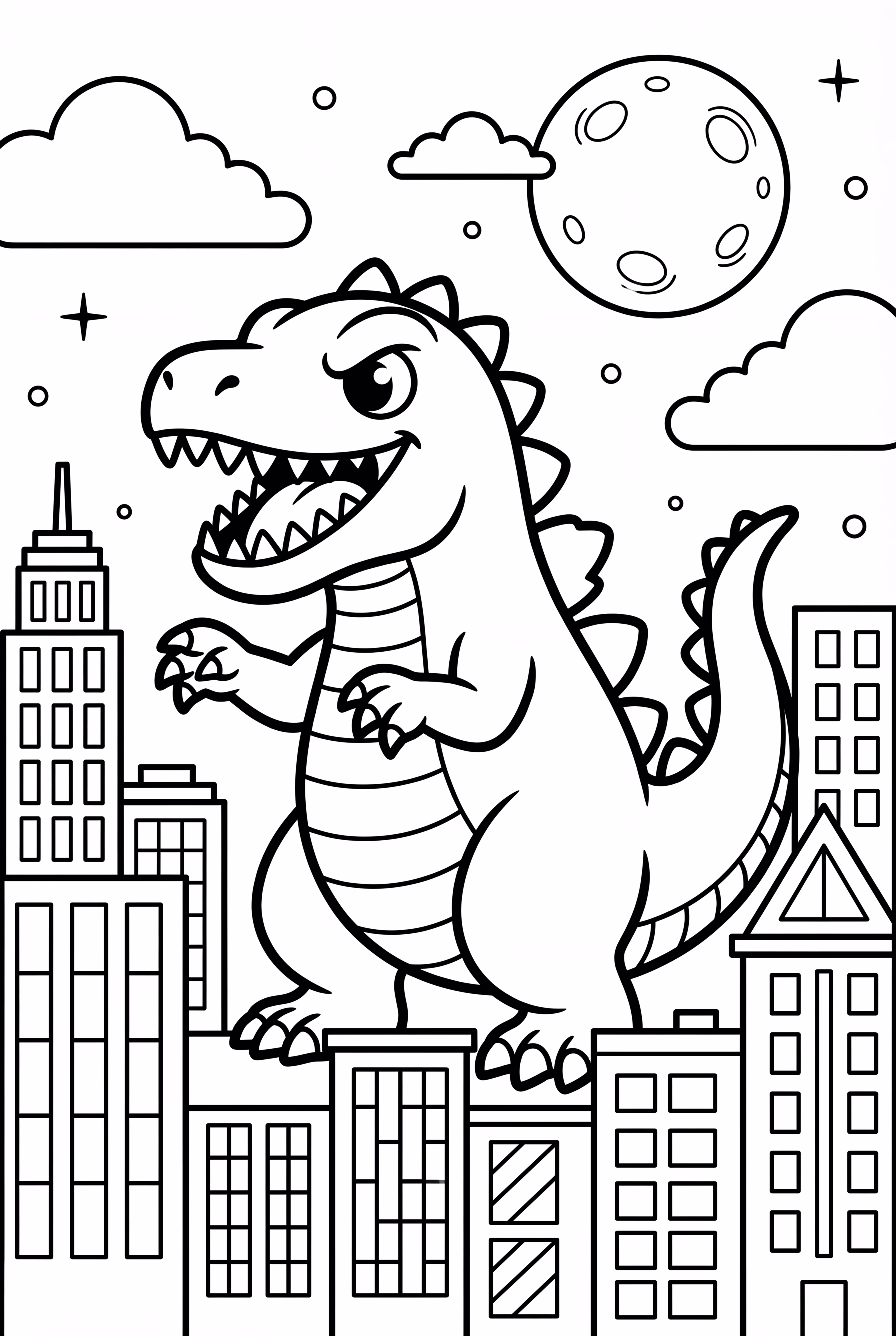 godzilla city rampage night