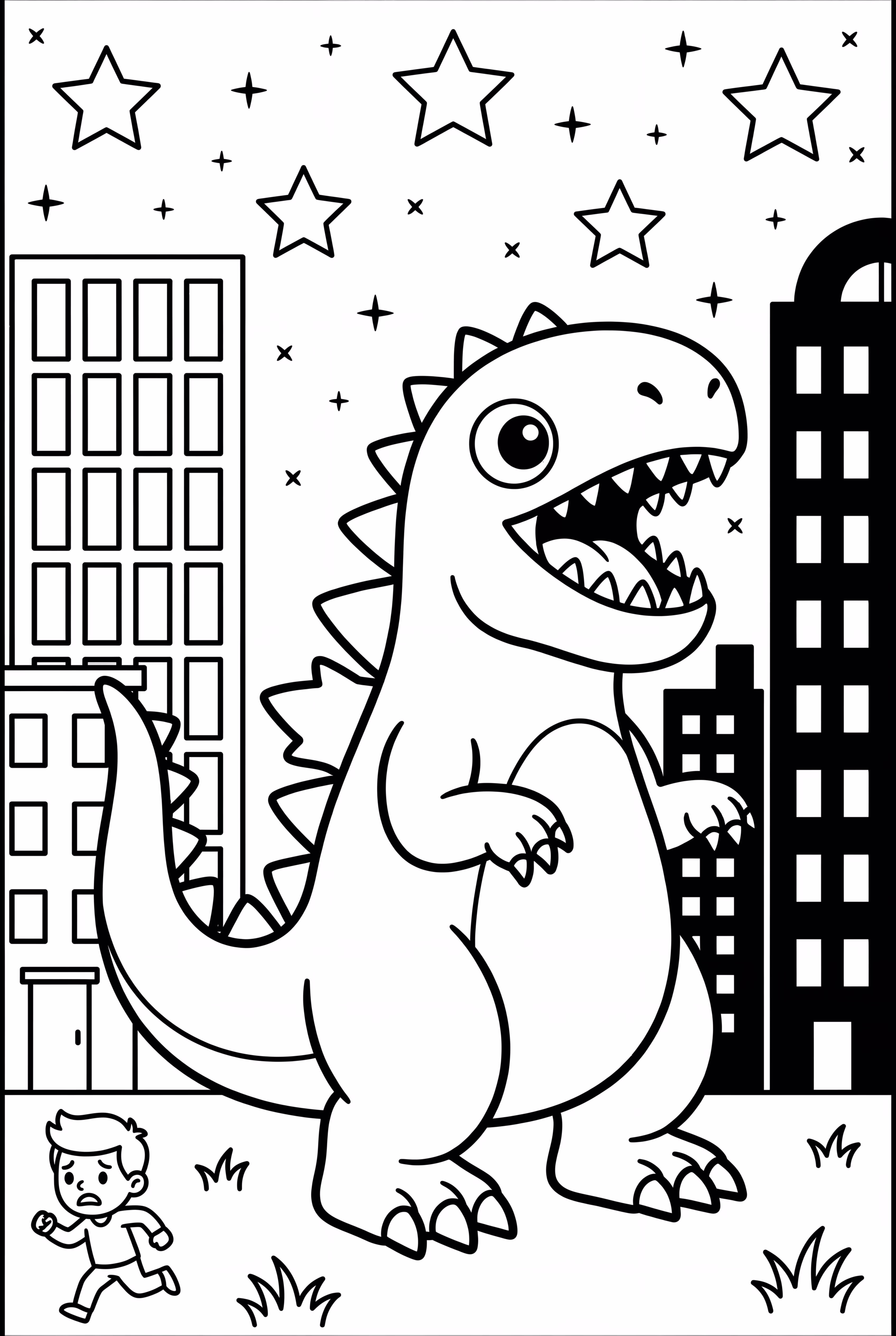 godzilla city rampage night