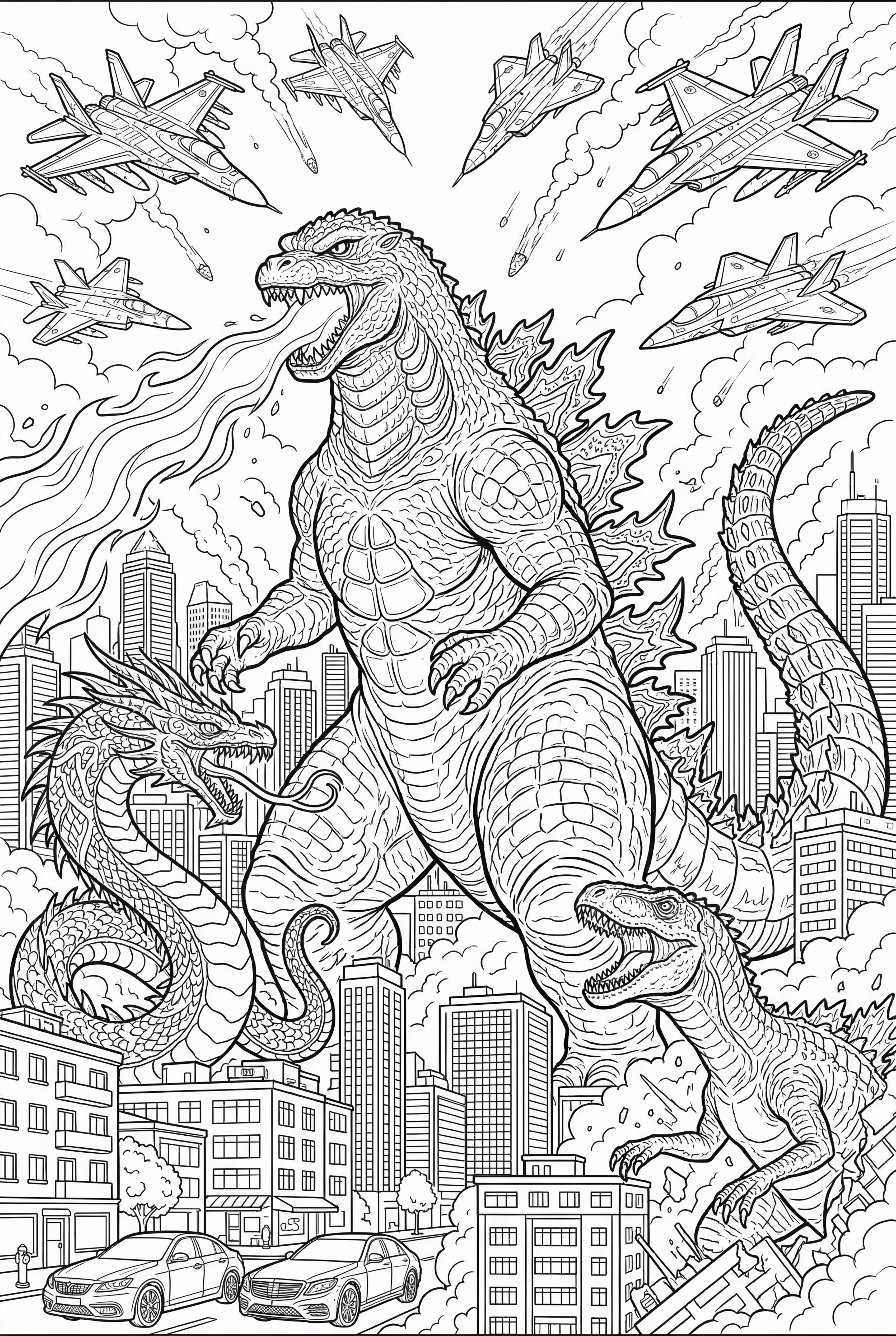 godzilla multiple kaiju war